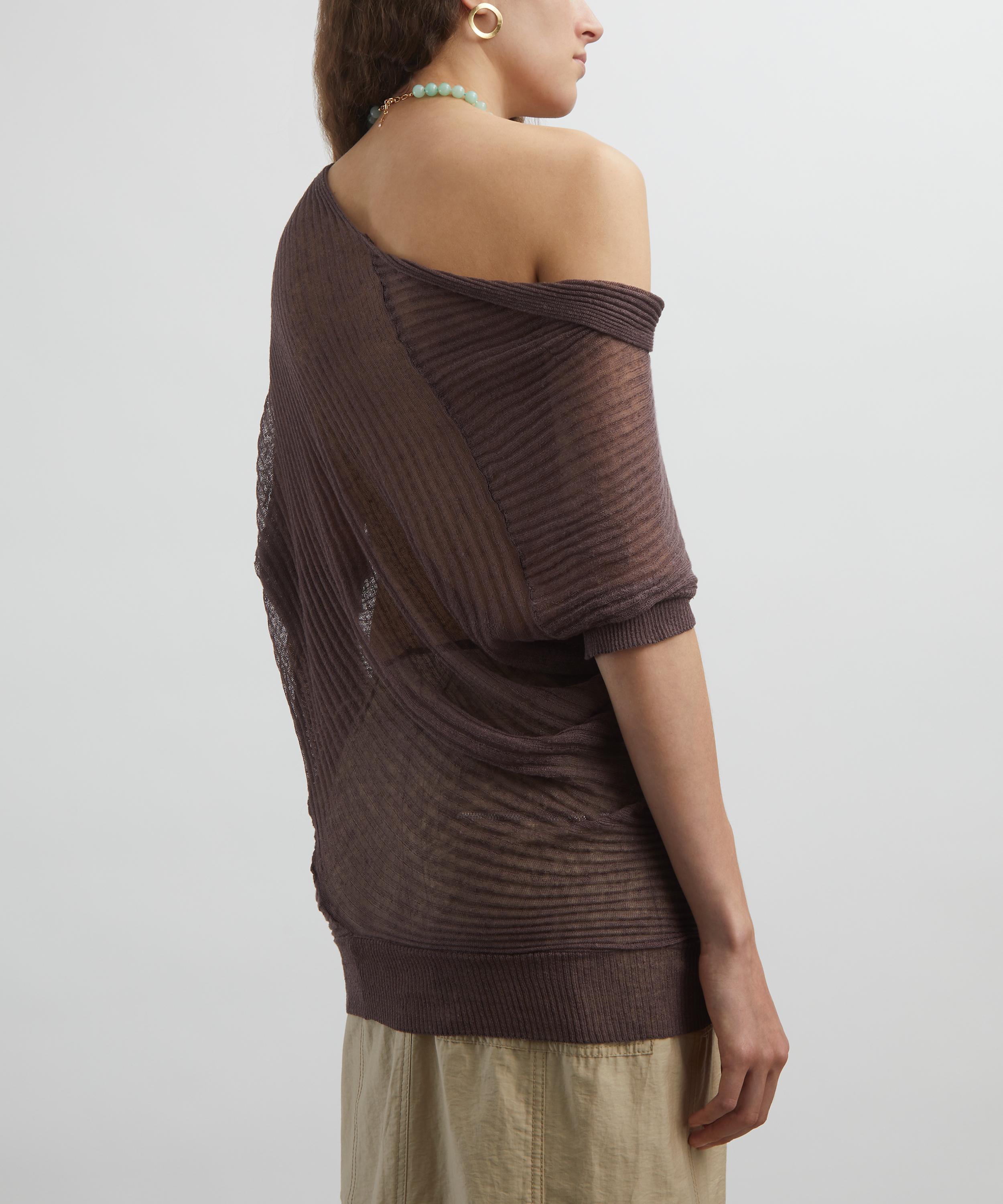 Paloma Wool - Asuan Sheer Asymmetric Top image number 3