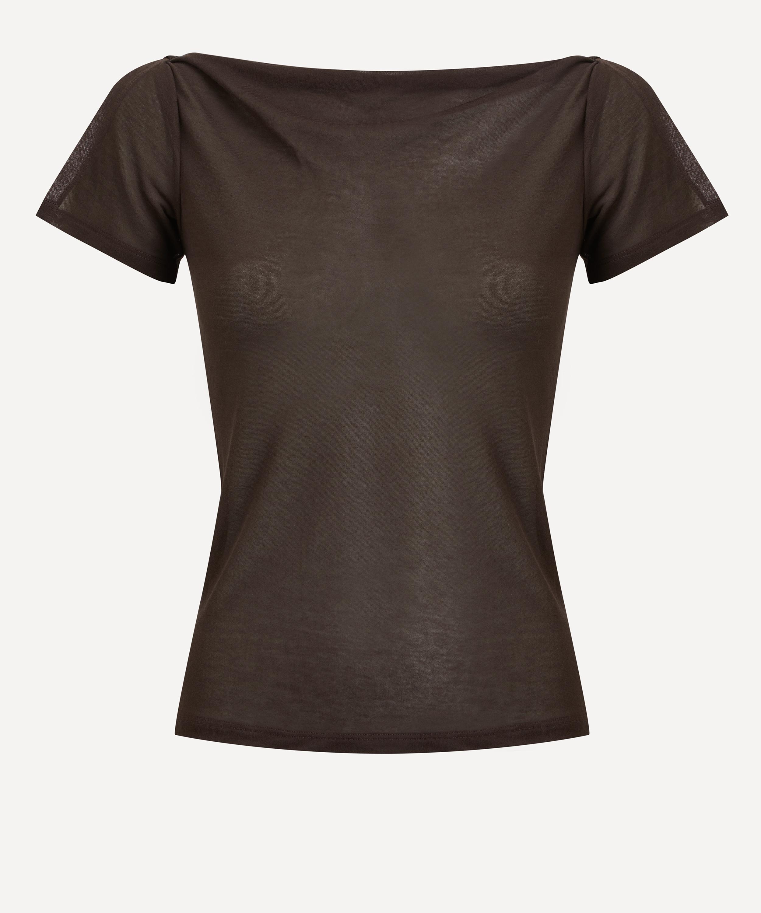 Paloma Wool - Brusi Sheer Short-Sleeve Top image number 0