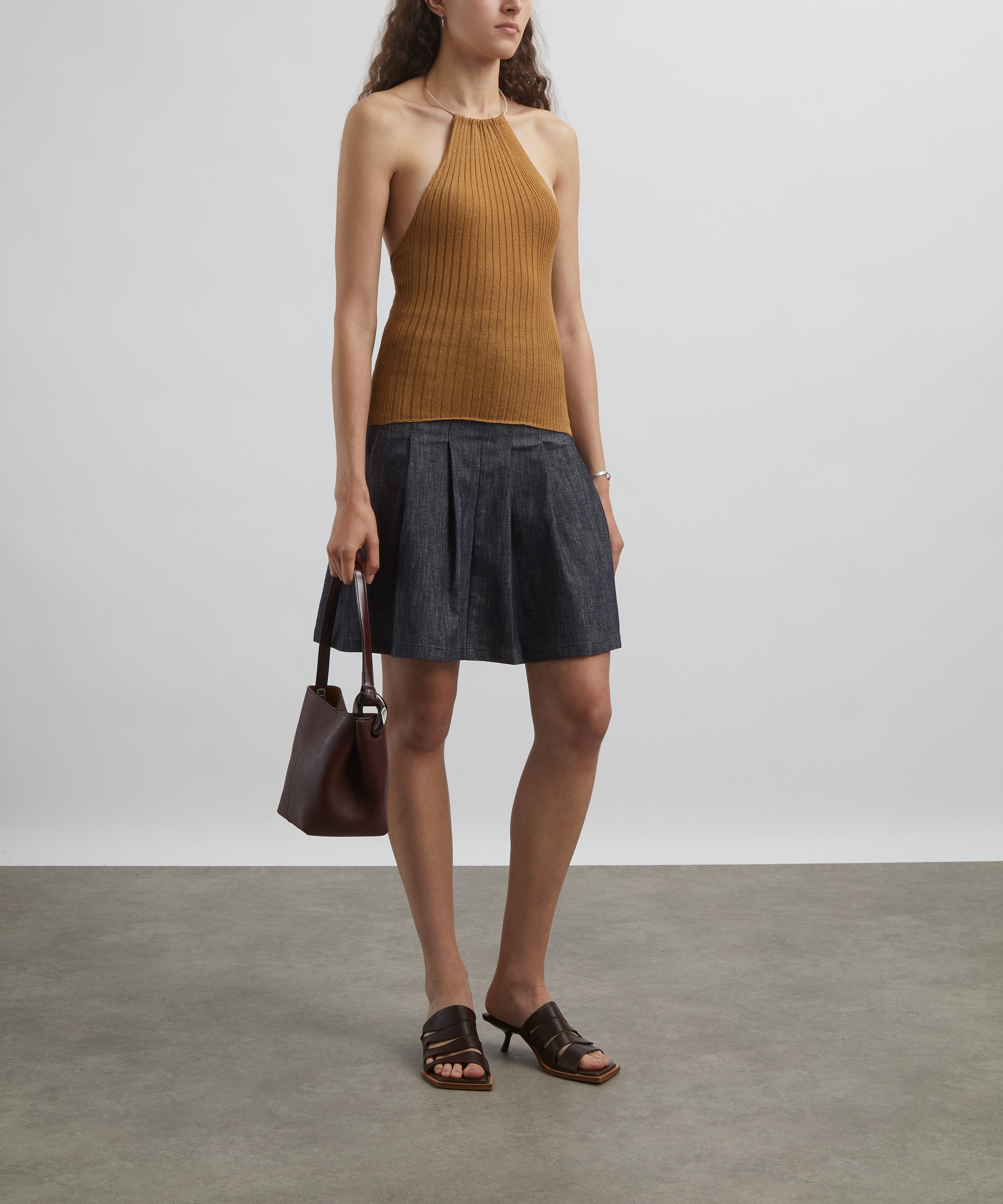 Paloma Wool - Lai Pleated Midi Skirt image number 1