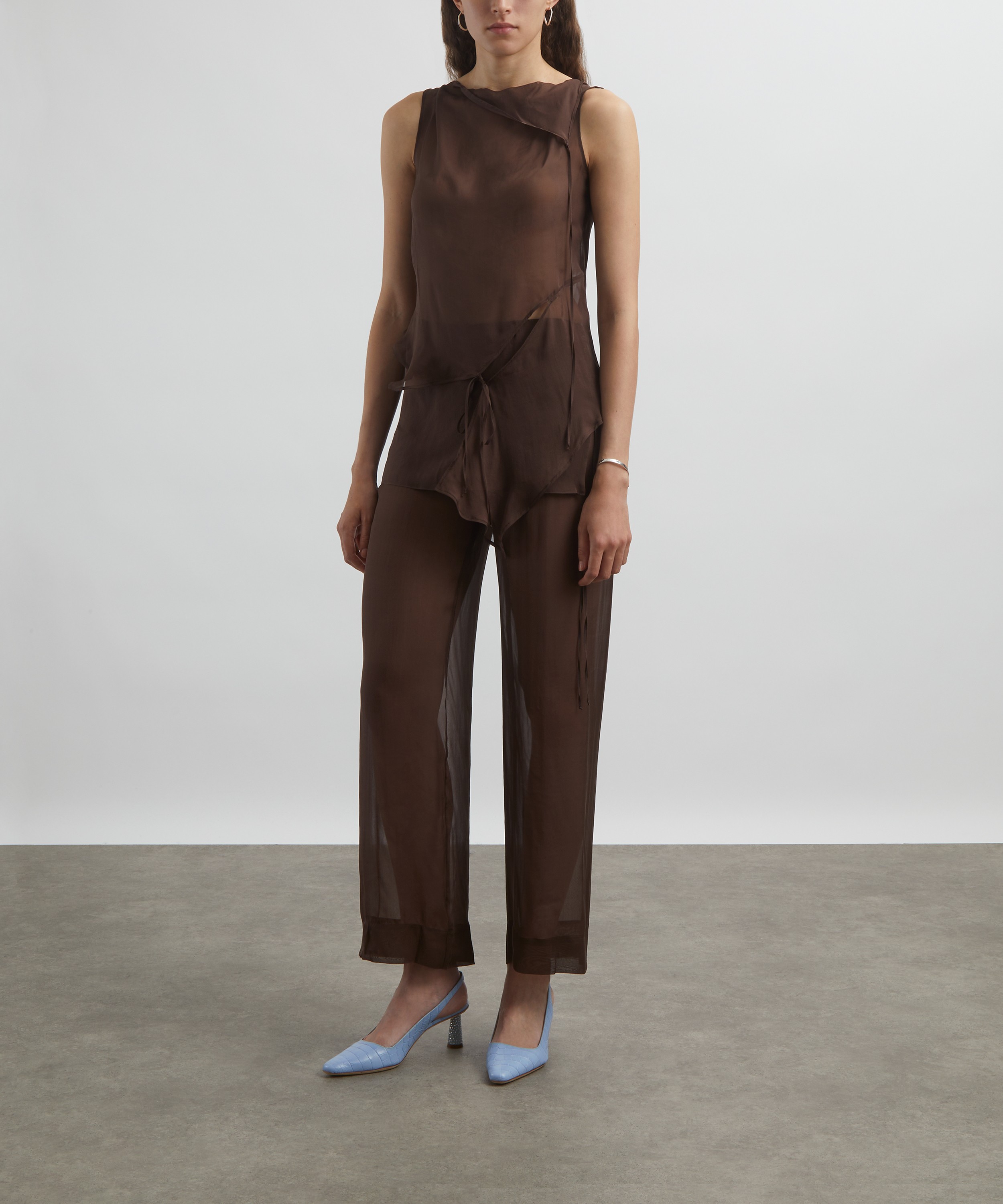 Paloma Wool - Sato Asymmetric Sheer Top image number 1