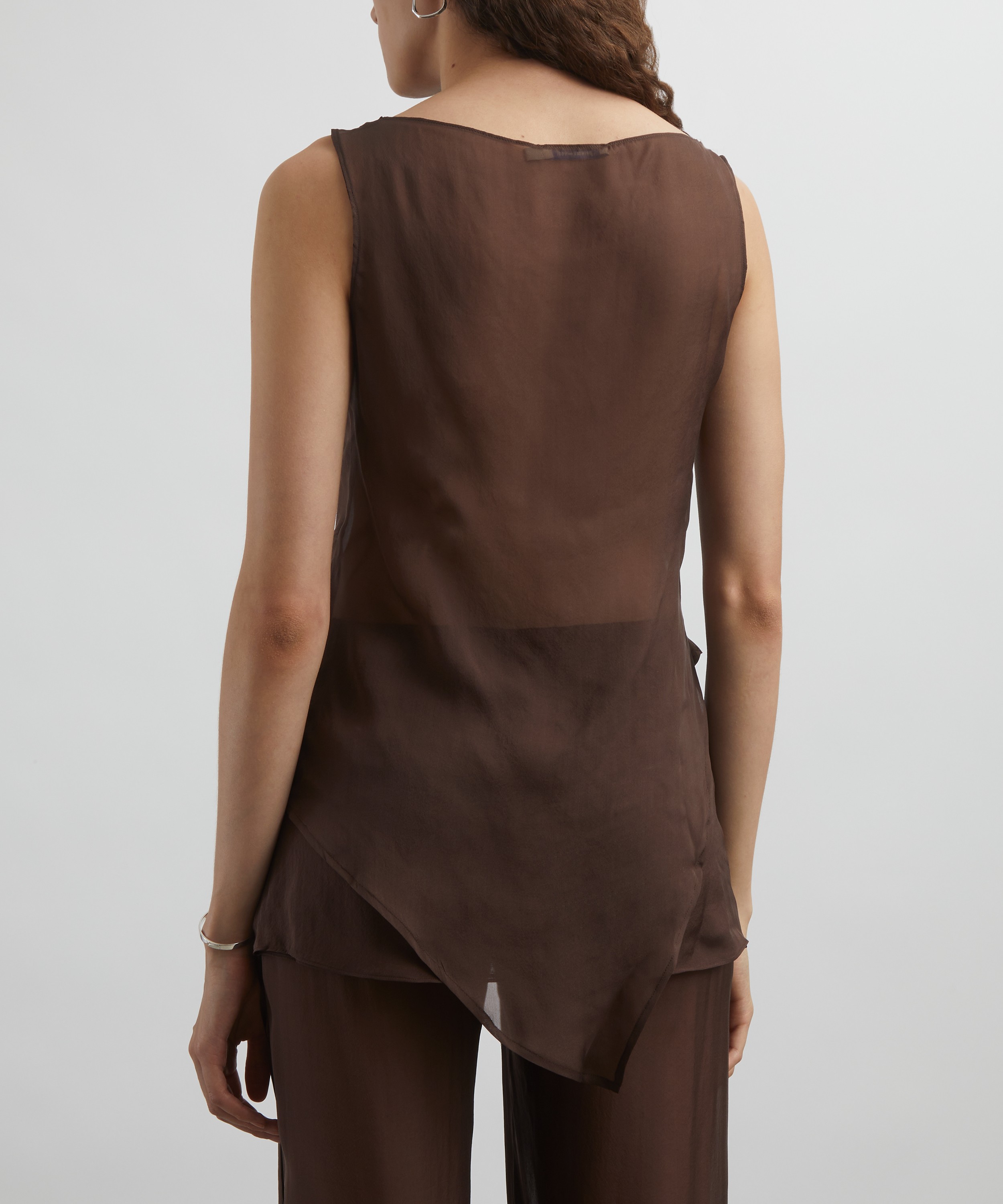 Paloma Wool - Sato Asymmetric Sheer Top image number 3