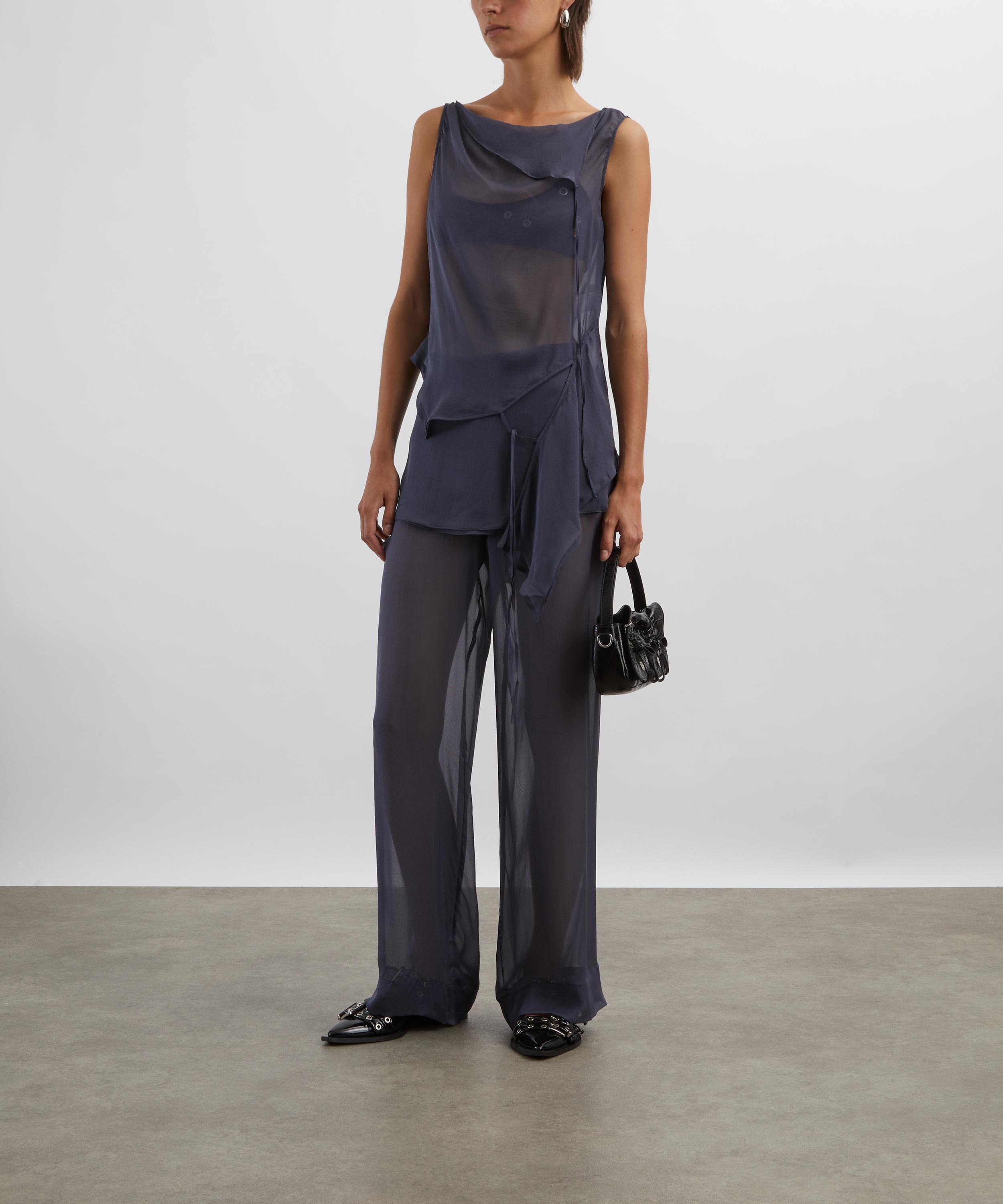 Paloma Wool - Sato Asymmetric Silk Top image number 1