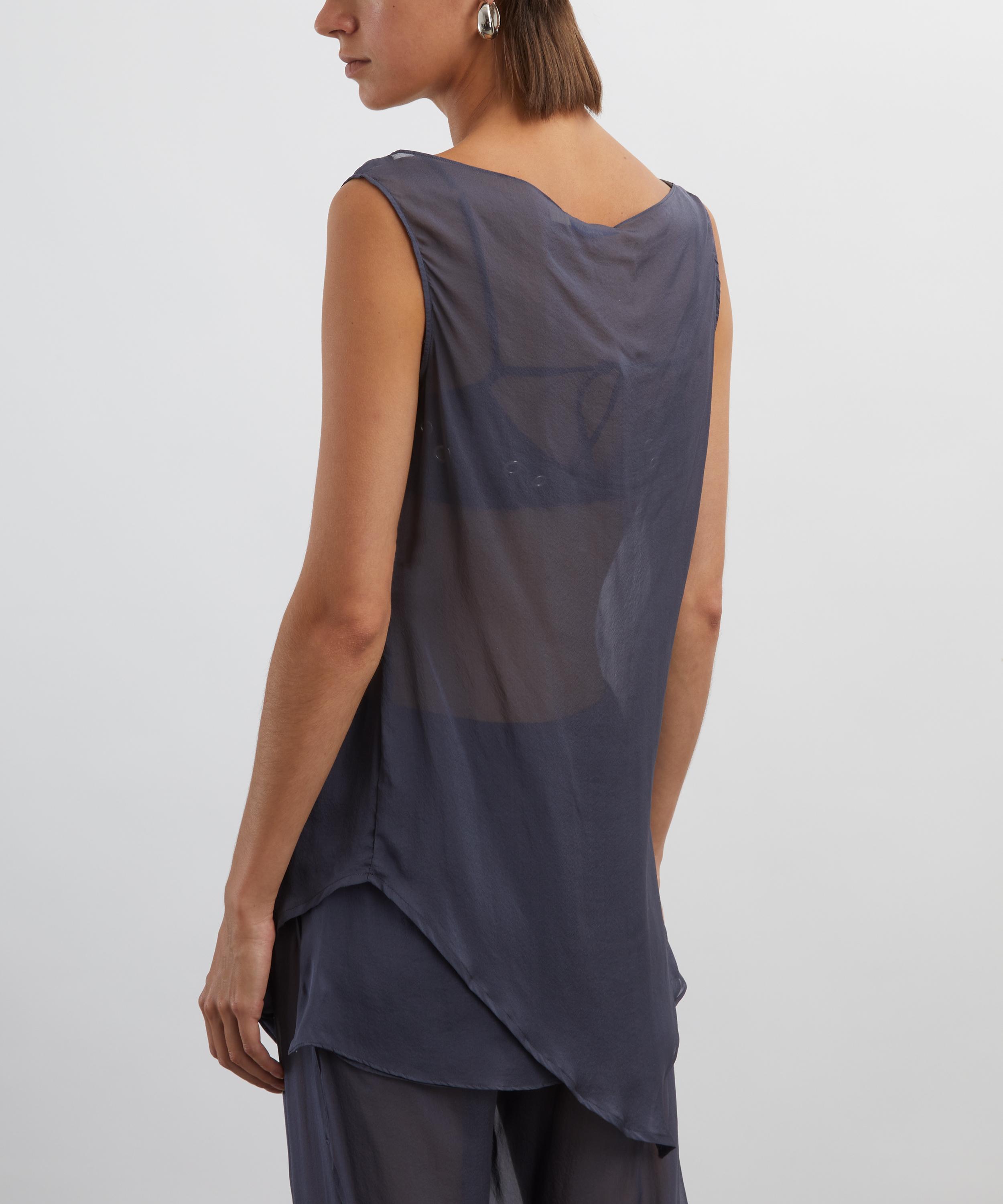 Paloma Wool - Sato Asymmetric Silk Top image number 3
