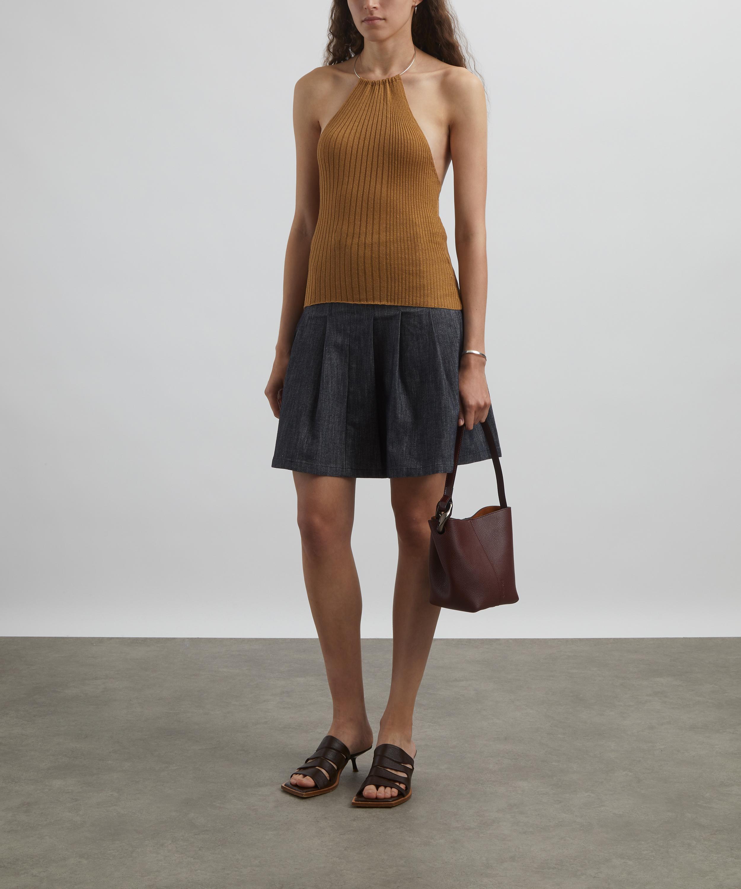 Paloma Wool - Thamesis Ribbed Halter-Neck Top image number 1