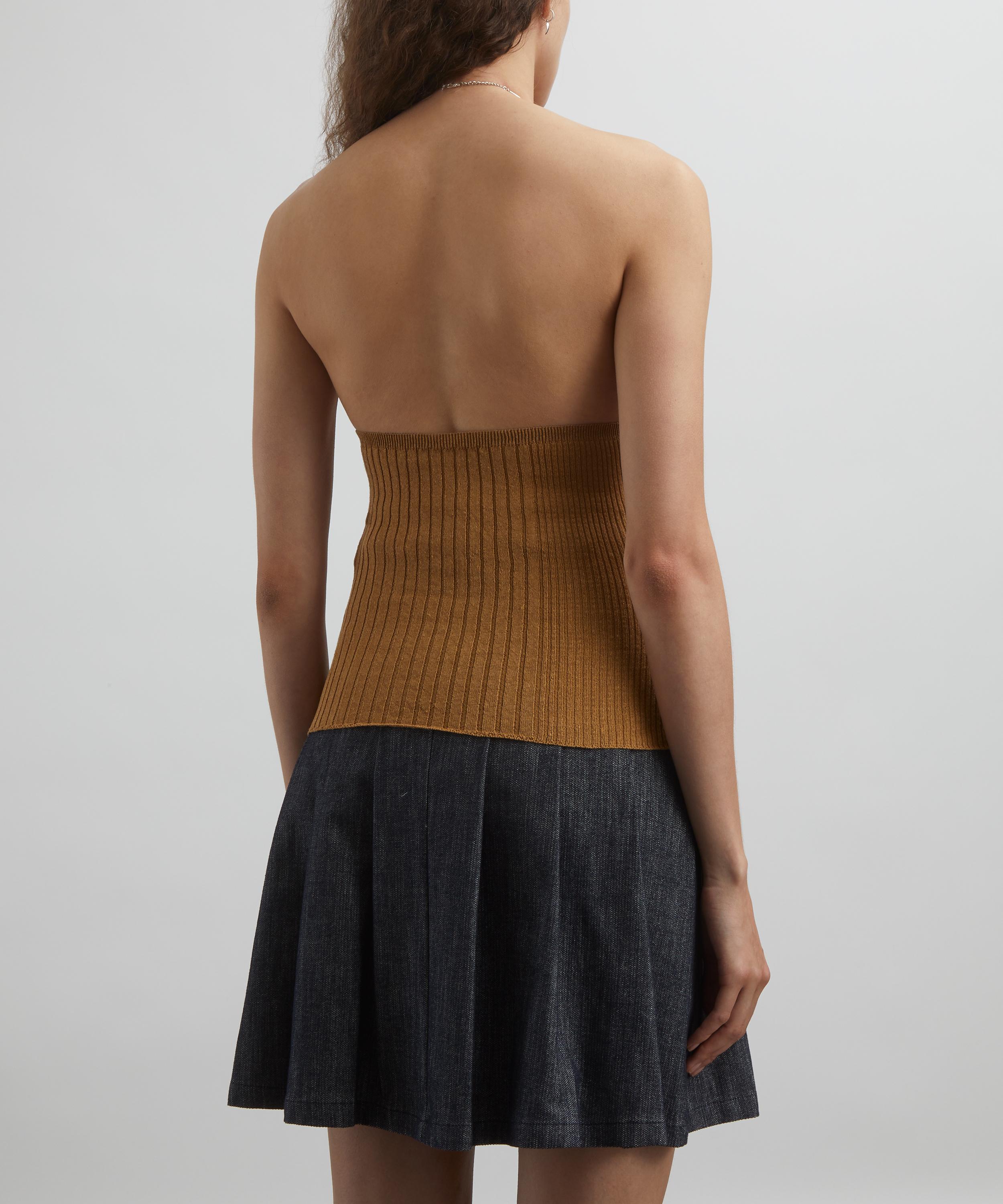 Paloma Wool - Thamesis Ribbed Halter-Neck Top image number 3