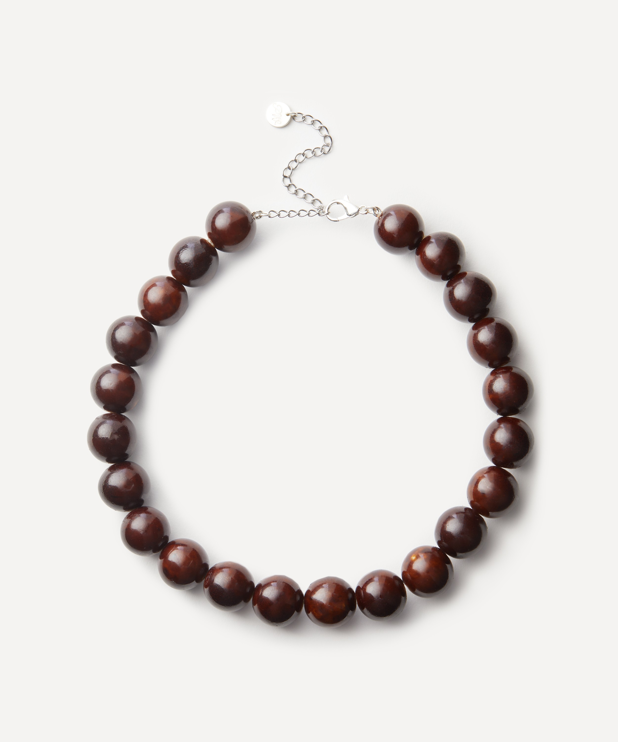 Paloma Wool - Corbetti Brown Beaded Necklace image number 0