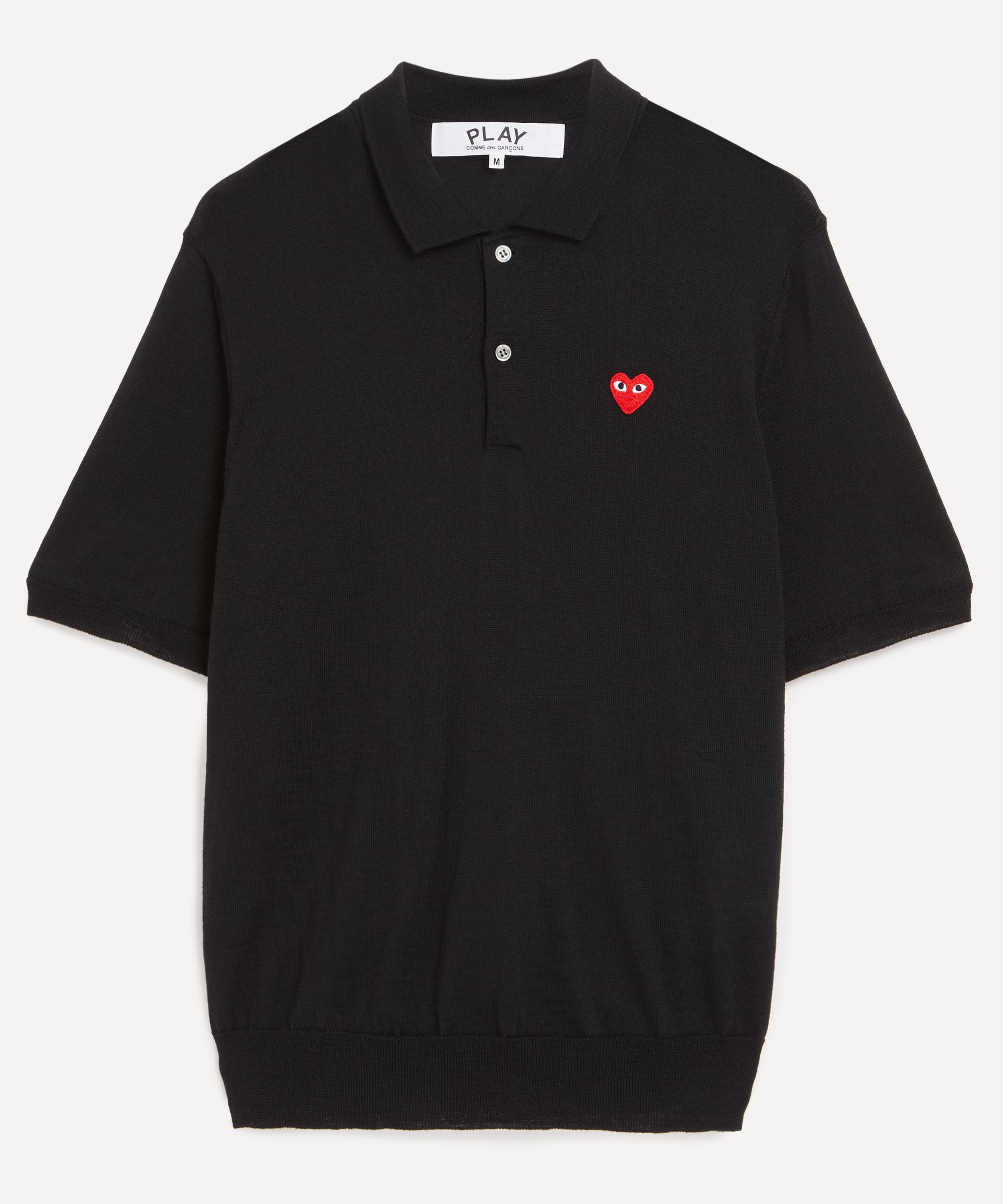 Comme des Garçons Play - Heart Logo Polo Shirt image number 0