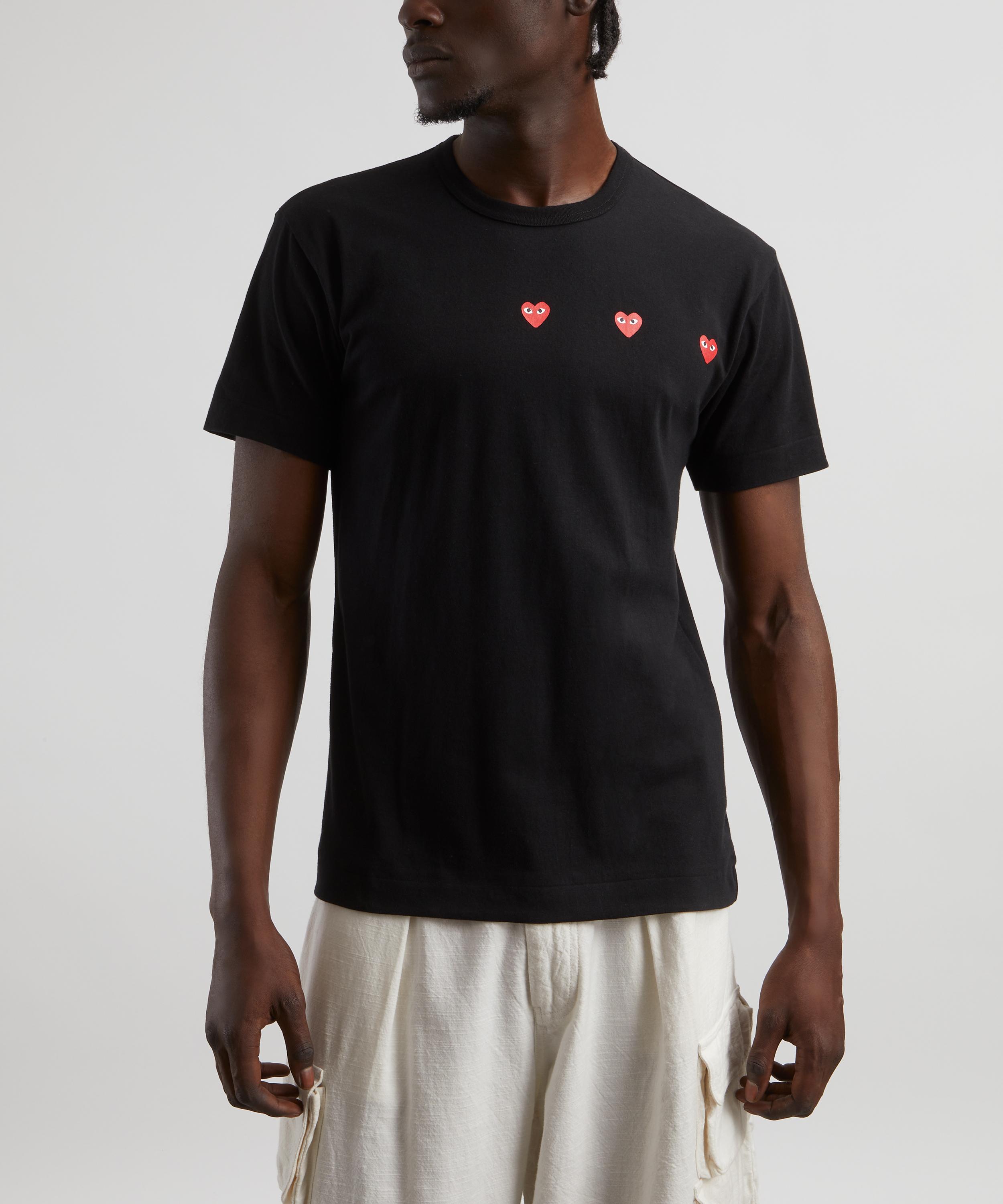 Comme des Garçons Play - Multi Red Heart T-Shirt image number 2