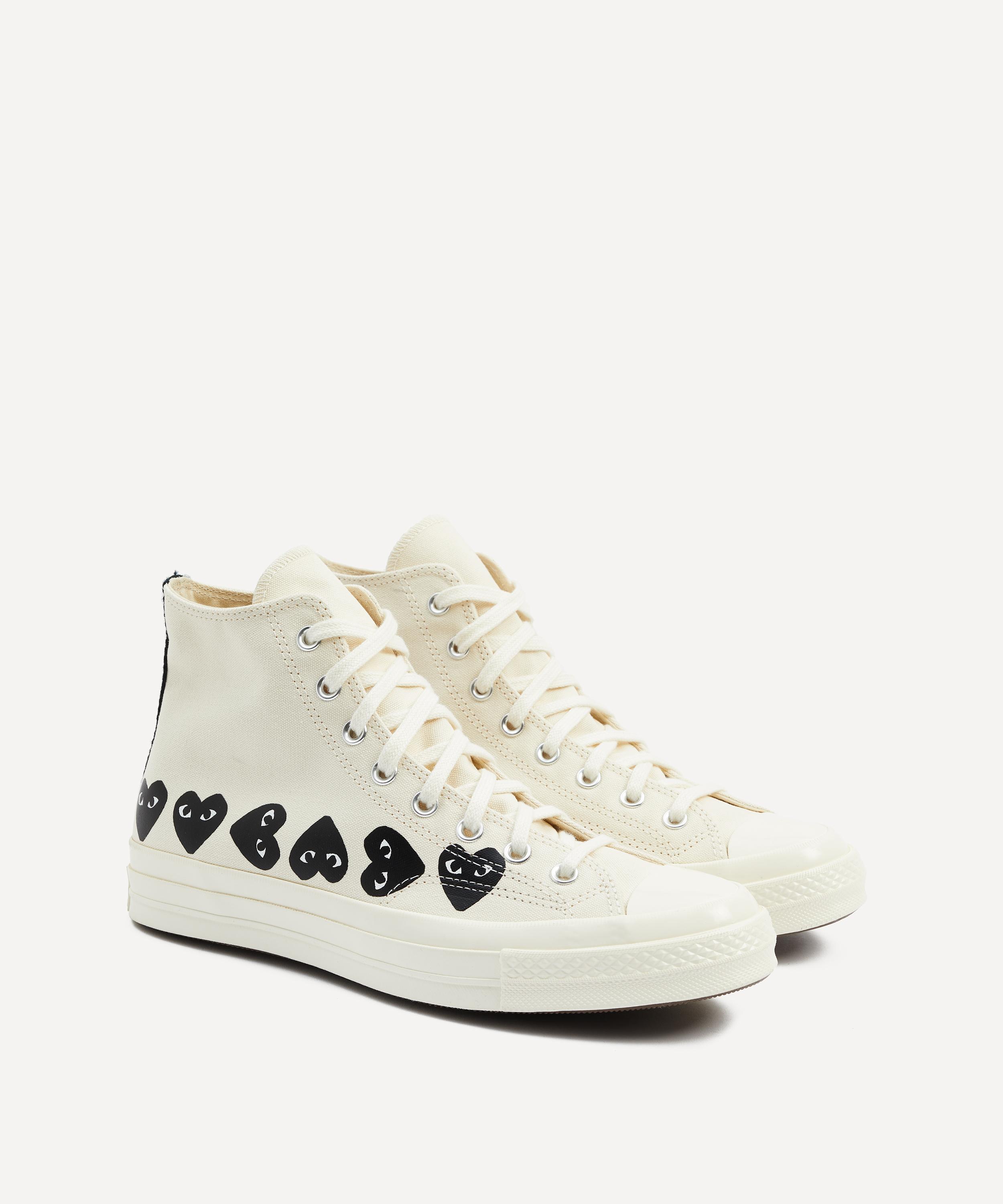 Comme Des Garçons - x Converse PLAY Chuck 70 Multi Heart High-Top Trainers image number 0