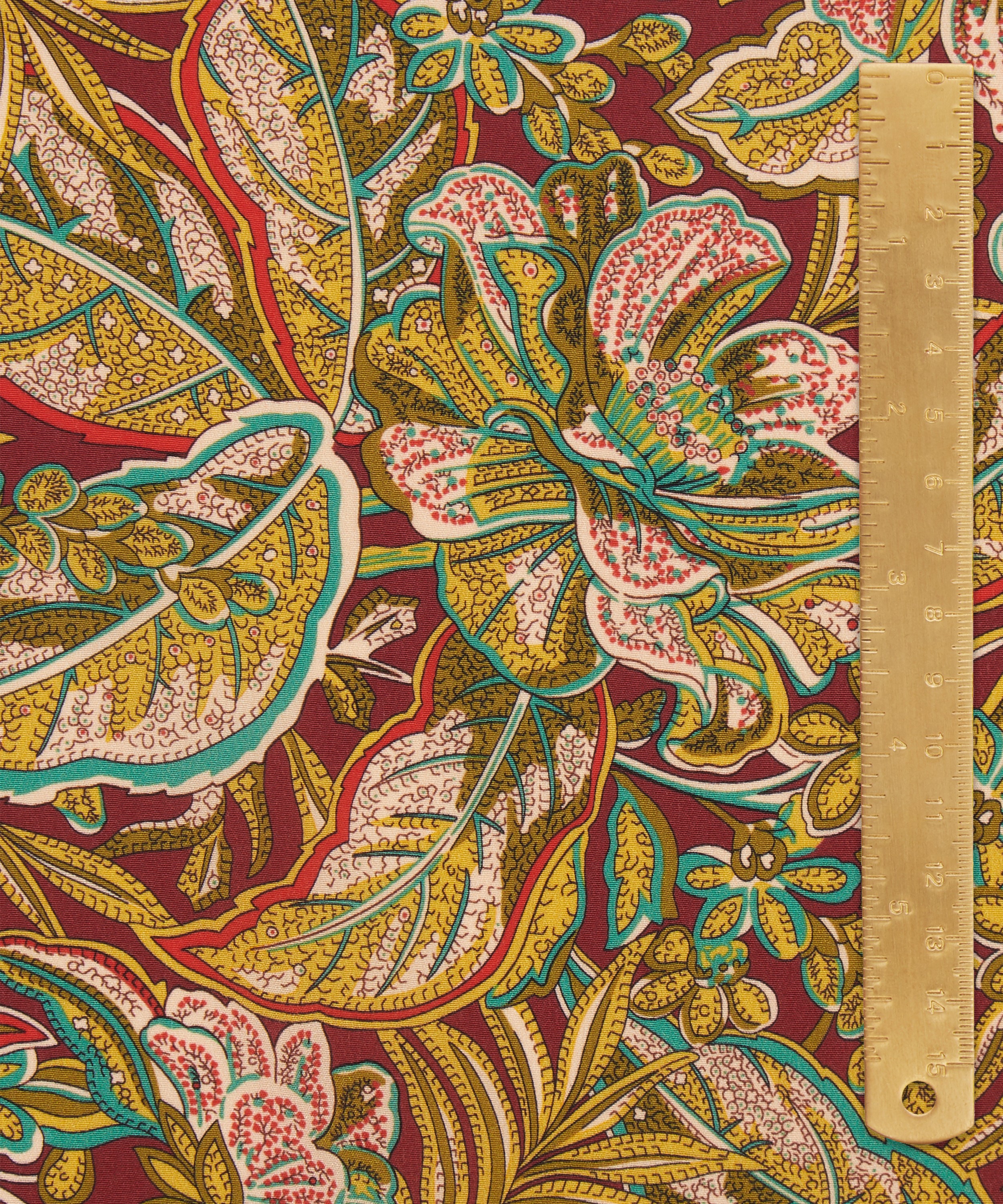 Liberty Fabrics - Hawaiian Paisley Crepe de Chine image number 4