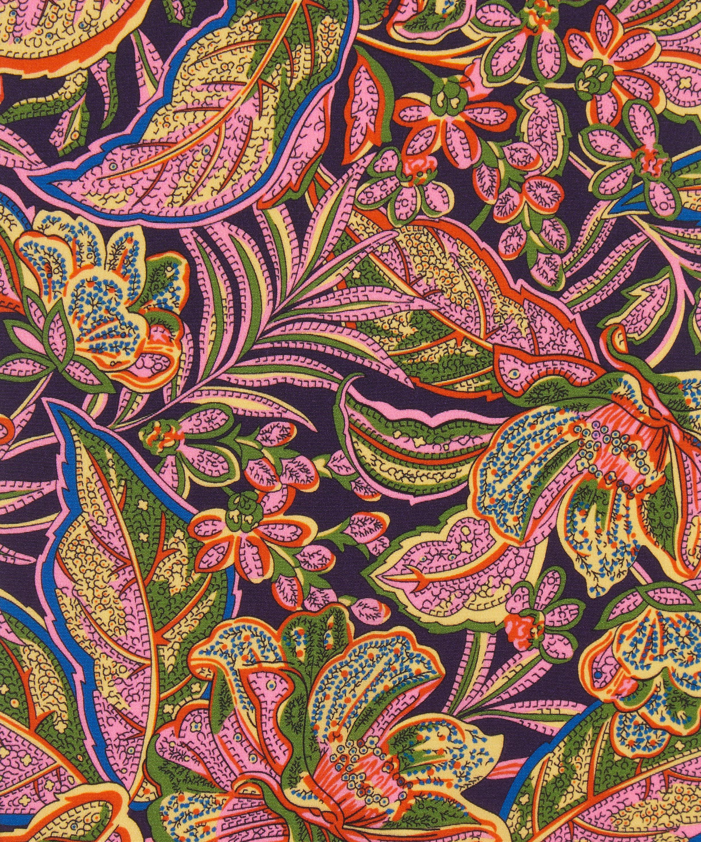 Liberty Fabrics - Hawaiian Paisley Crepe de Chine image number 0