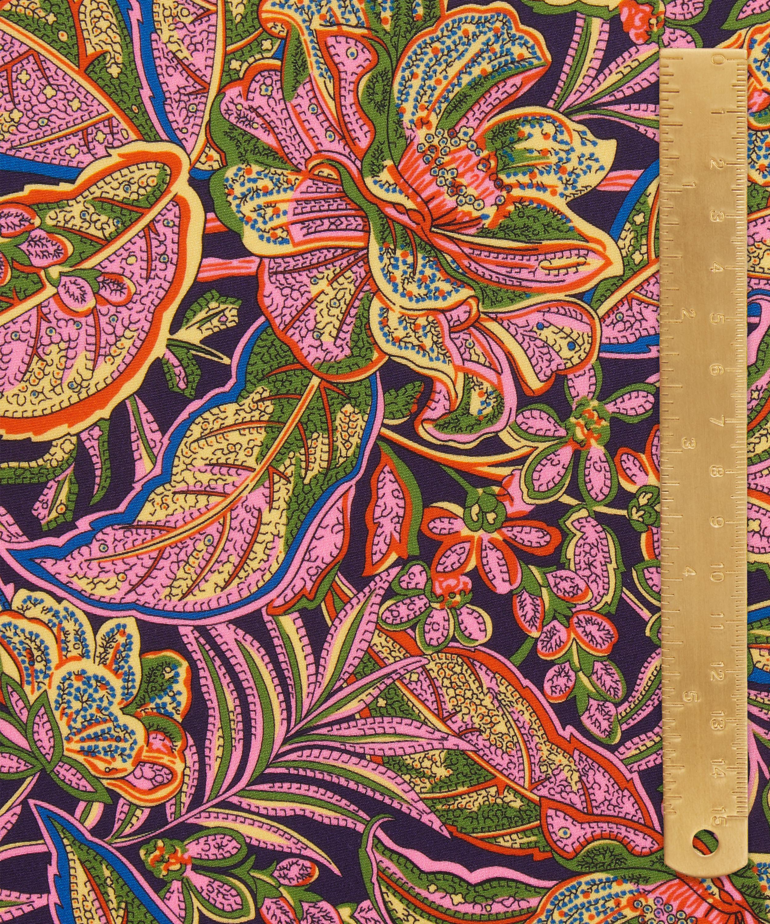 Liberty Fabrics - Hawaiian Paisley Crepe de Chine image number 4