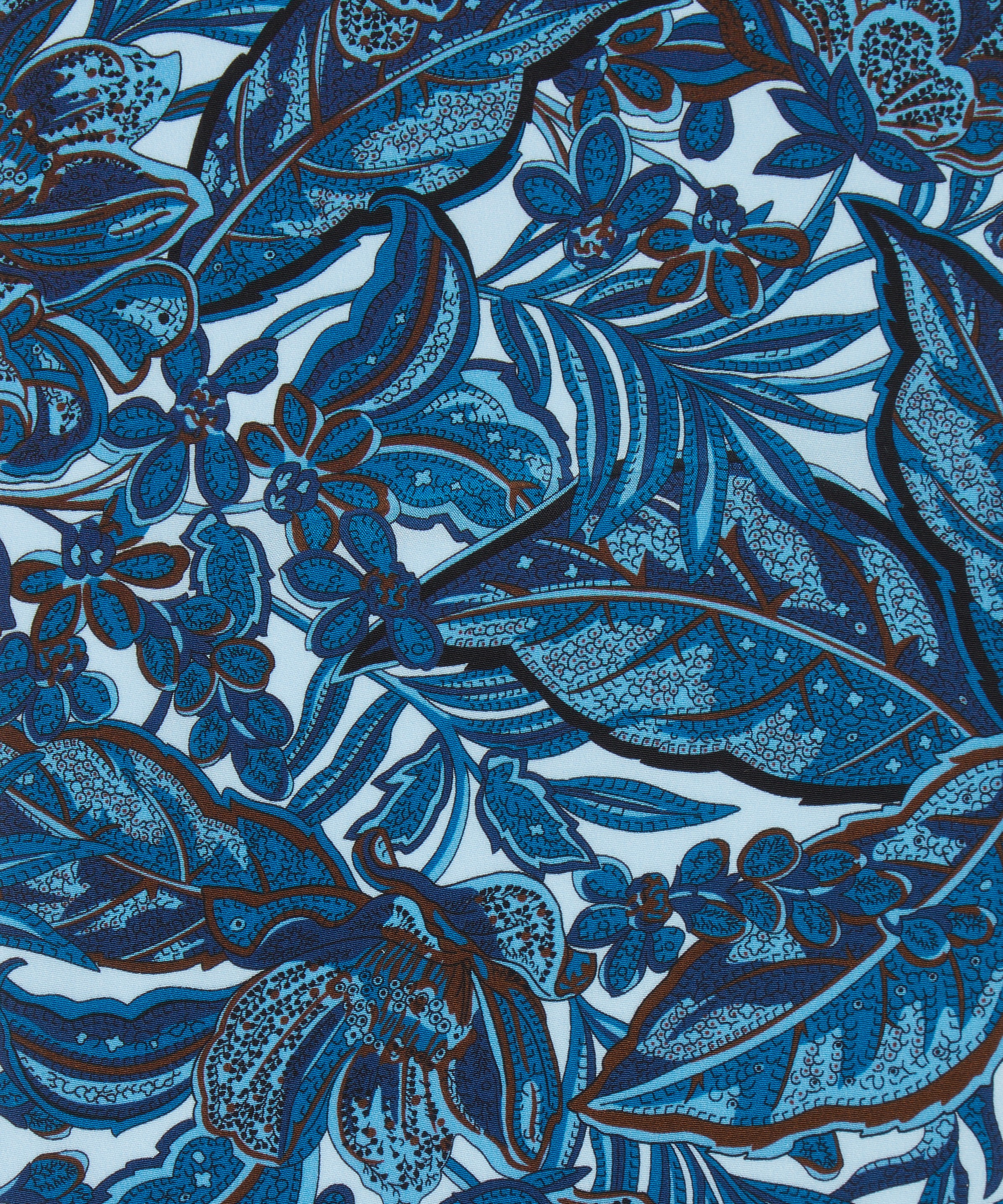 Liberty Fabrics - Hawaiian Paisley Crepe de Chine image number 0