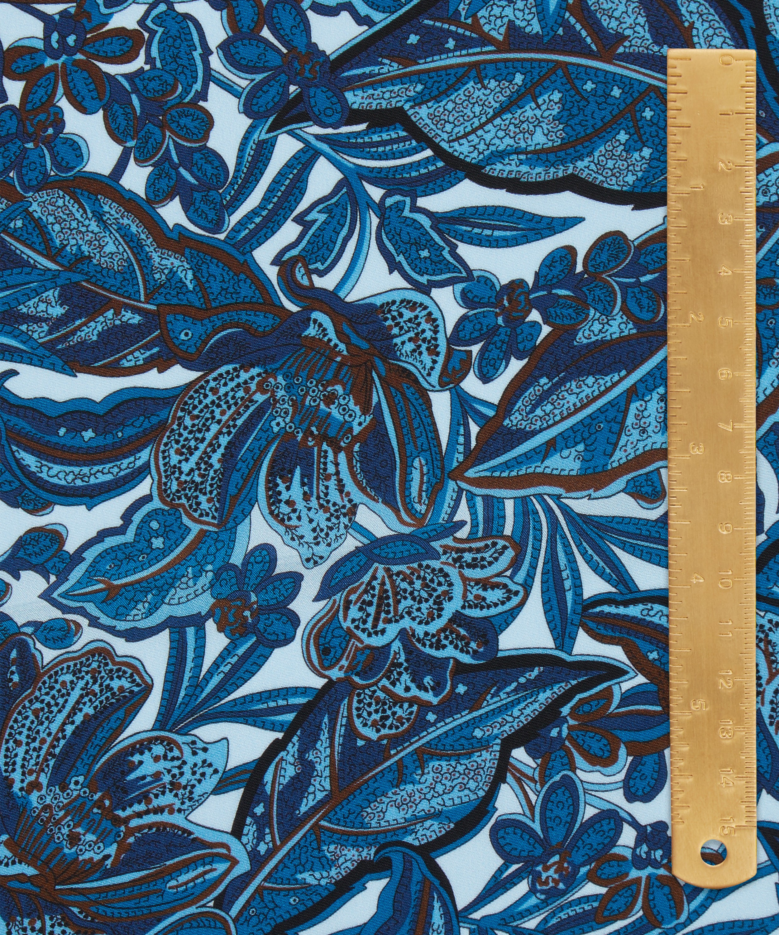 Liberty Fabrics - Hawaiian Paisley Crepe de Chine image number 4