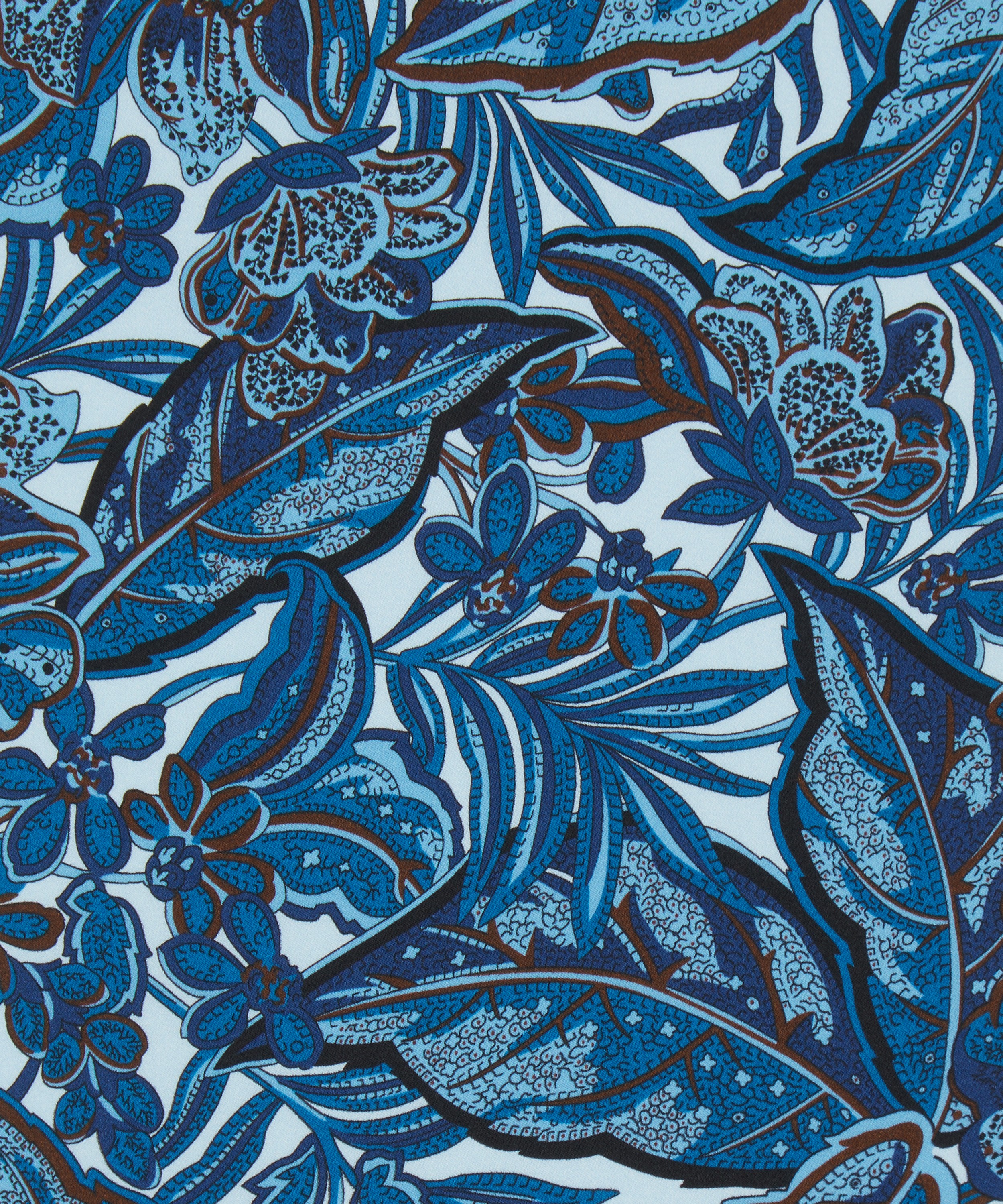 Liberty Fabrics - Hawaiian Paisley Silk Satin image number 0