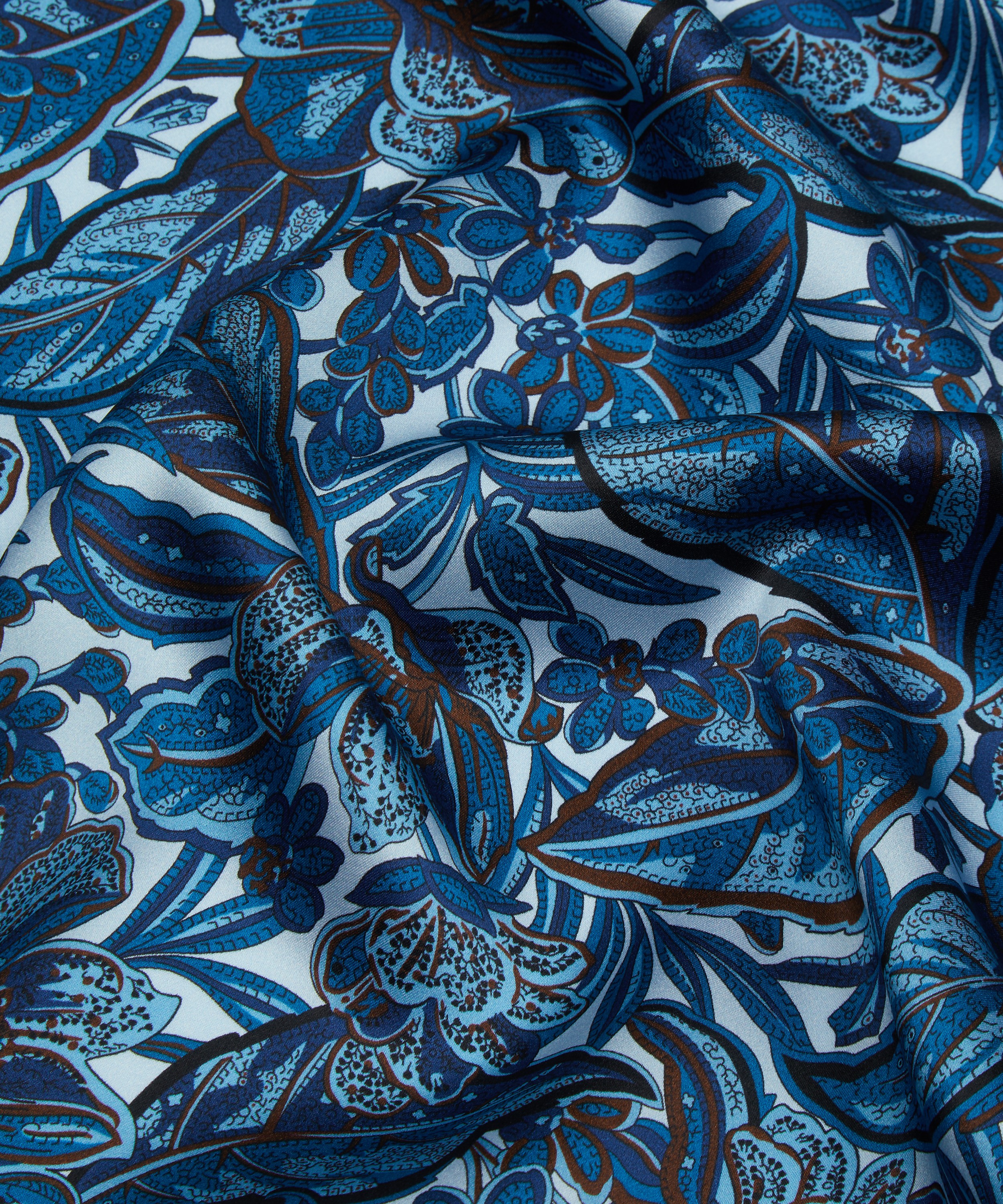 Liberty Fabrics - Hawaiian Paisley Silk Satin image number 3