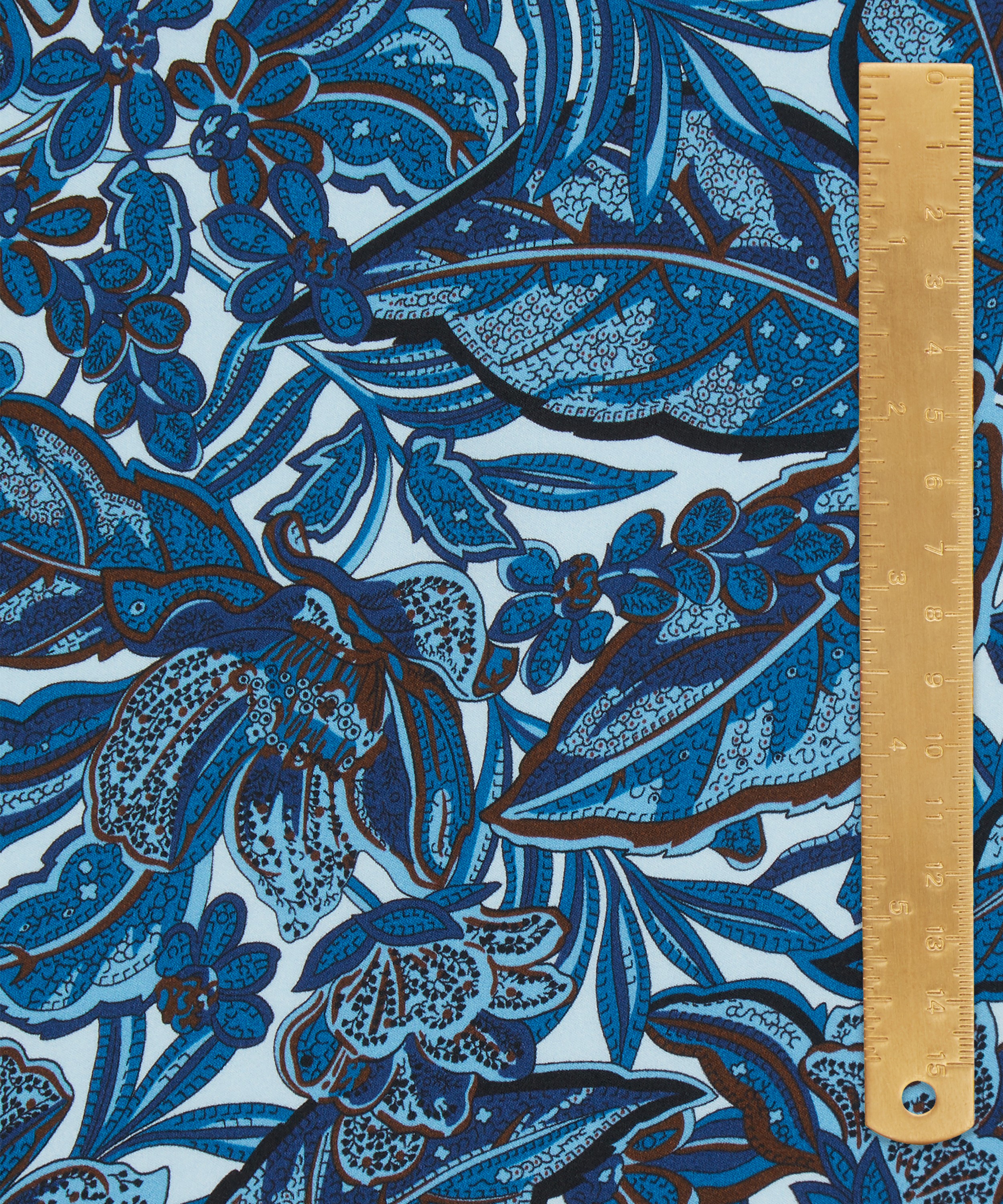 Liberty Fabrics - Hawaiian Paisley Silk Satin image number 4