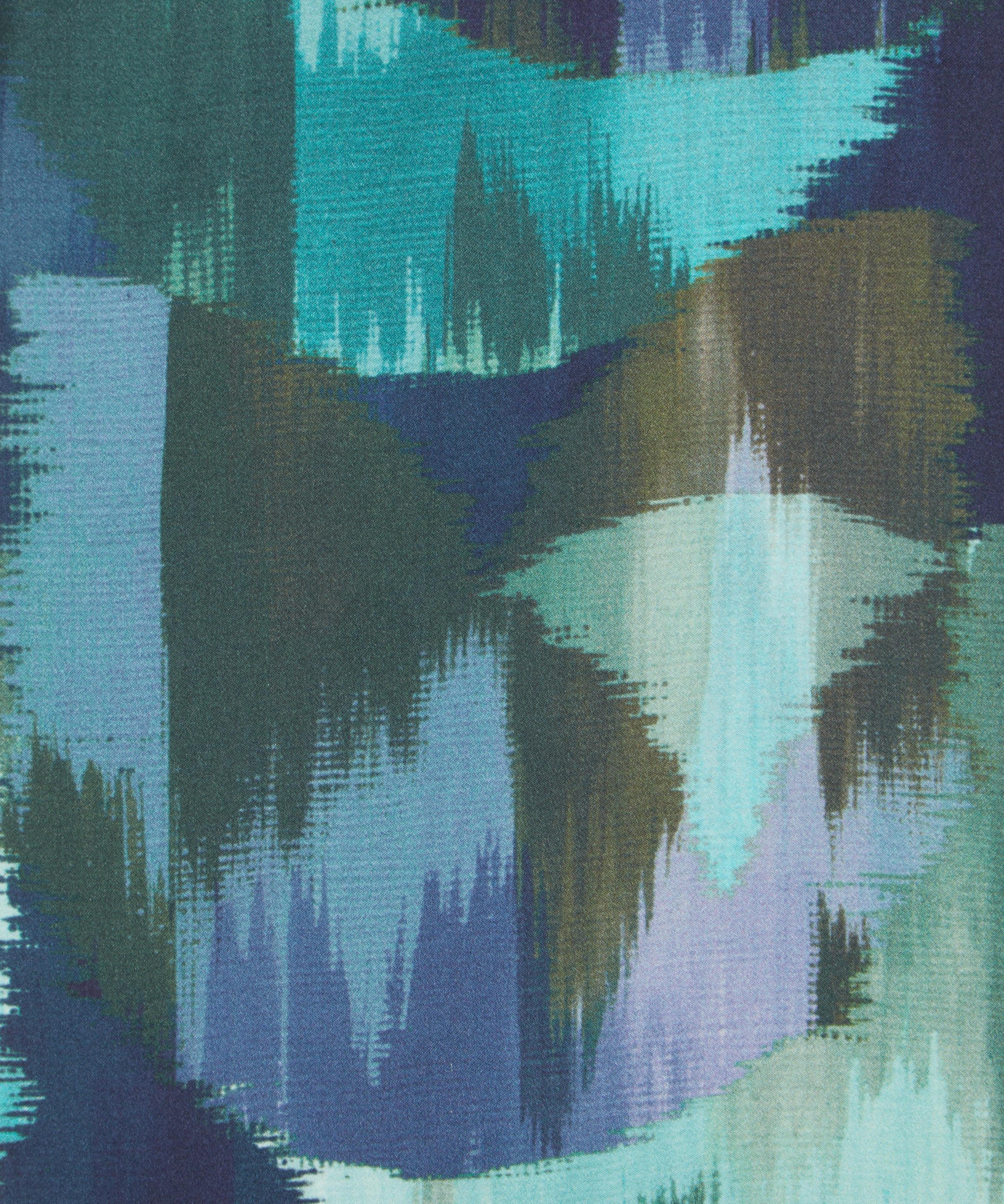 Liberty Fabrics - Ikat Tulip Silk Satin image number 0