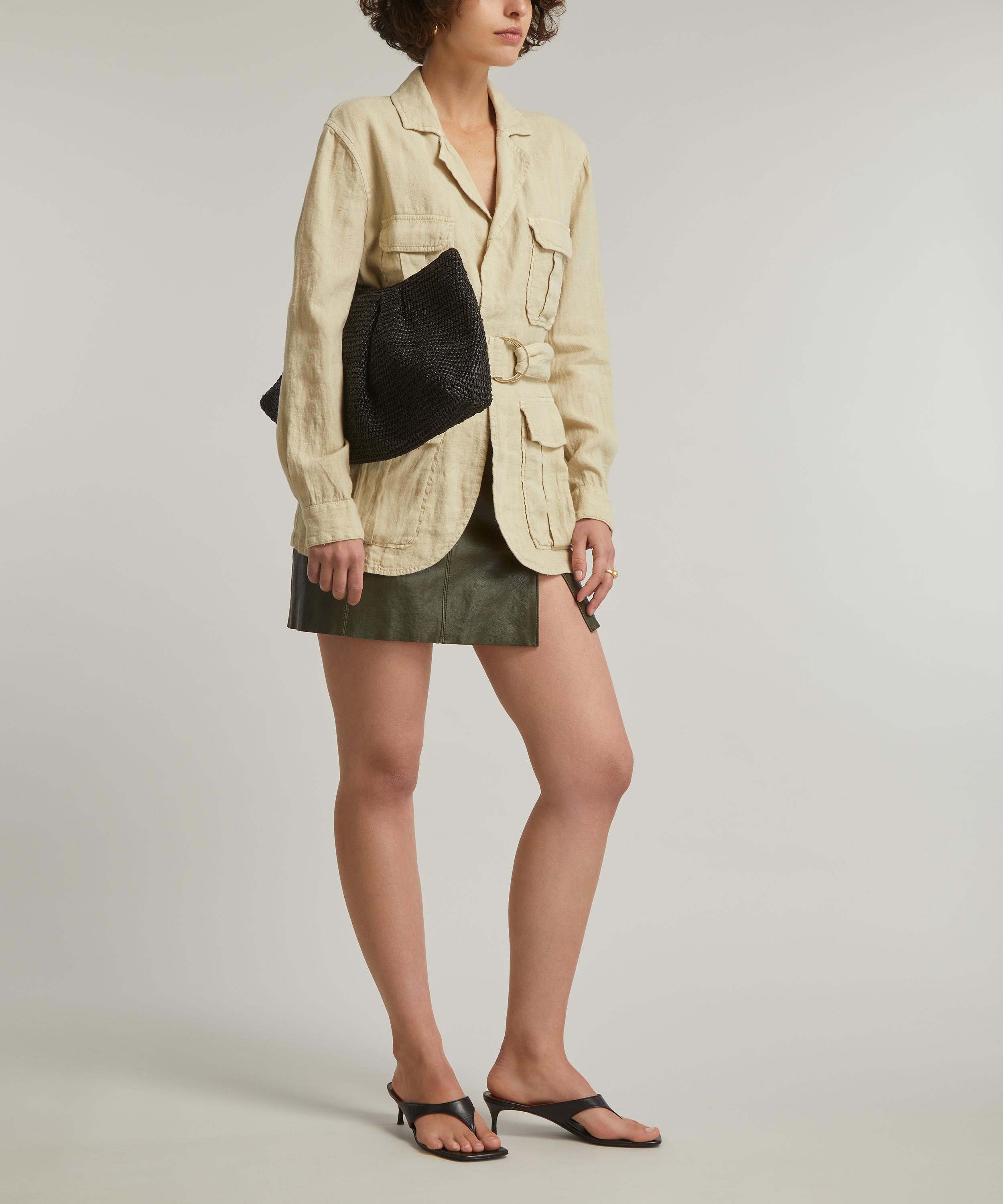 Fortela - Belinda Woven Linen Safari Jacket image number 1