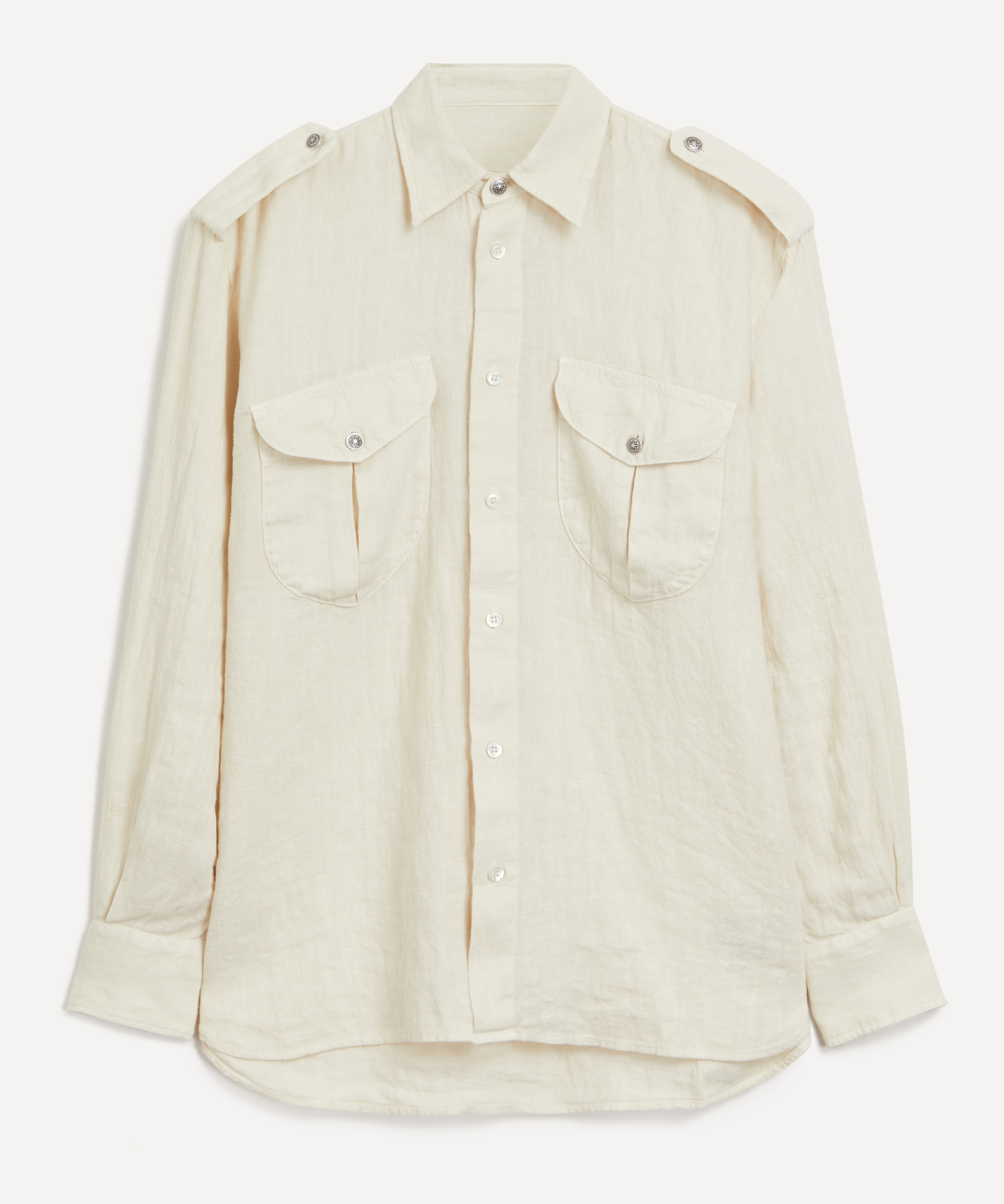 Fortela - Luke Linen Patch Pocket Shirt