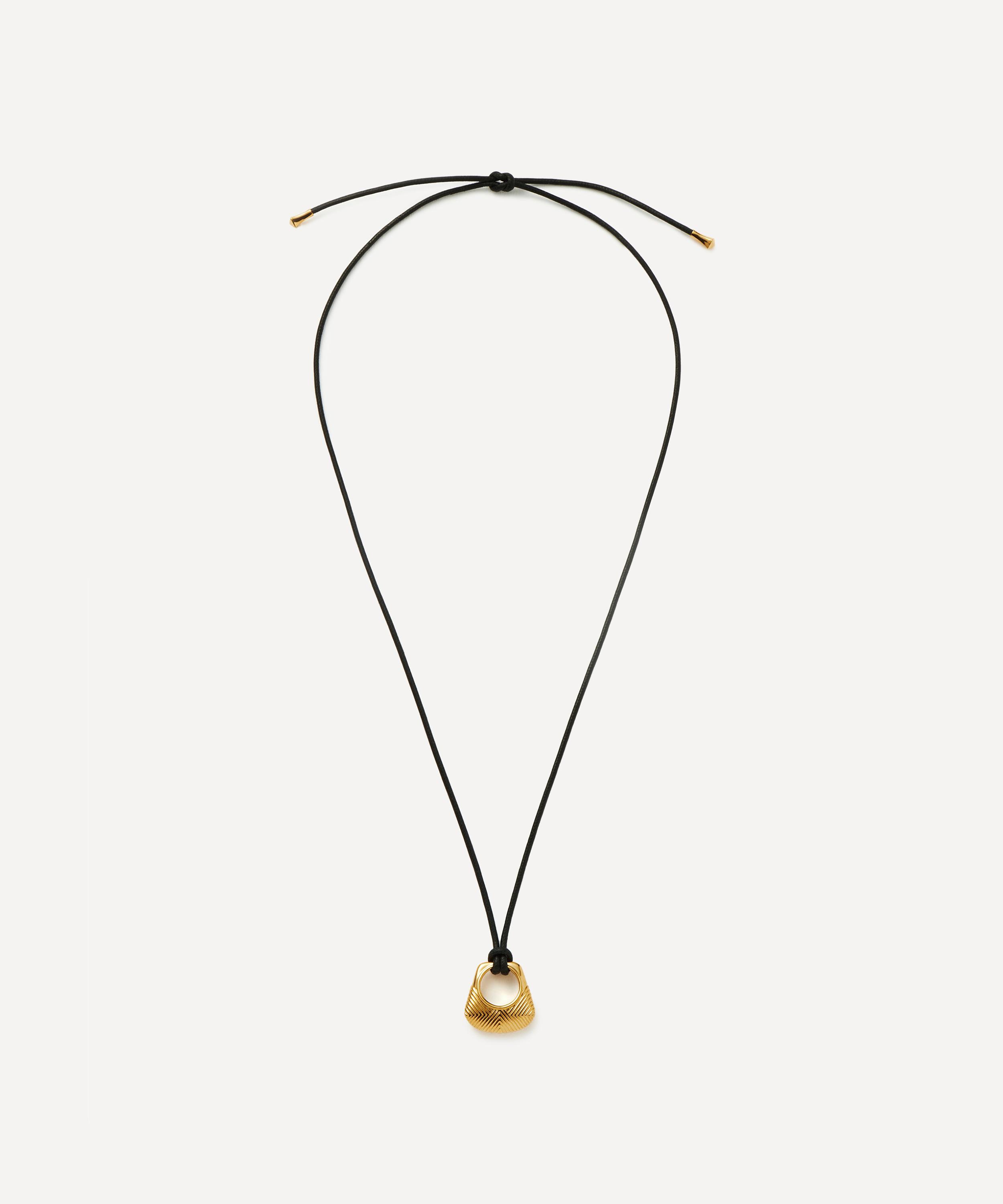 Missoma - 18ct Gold-Plated Hera Ridge Pendant Cord Necklace