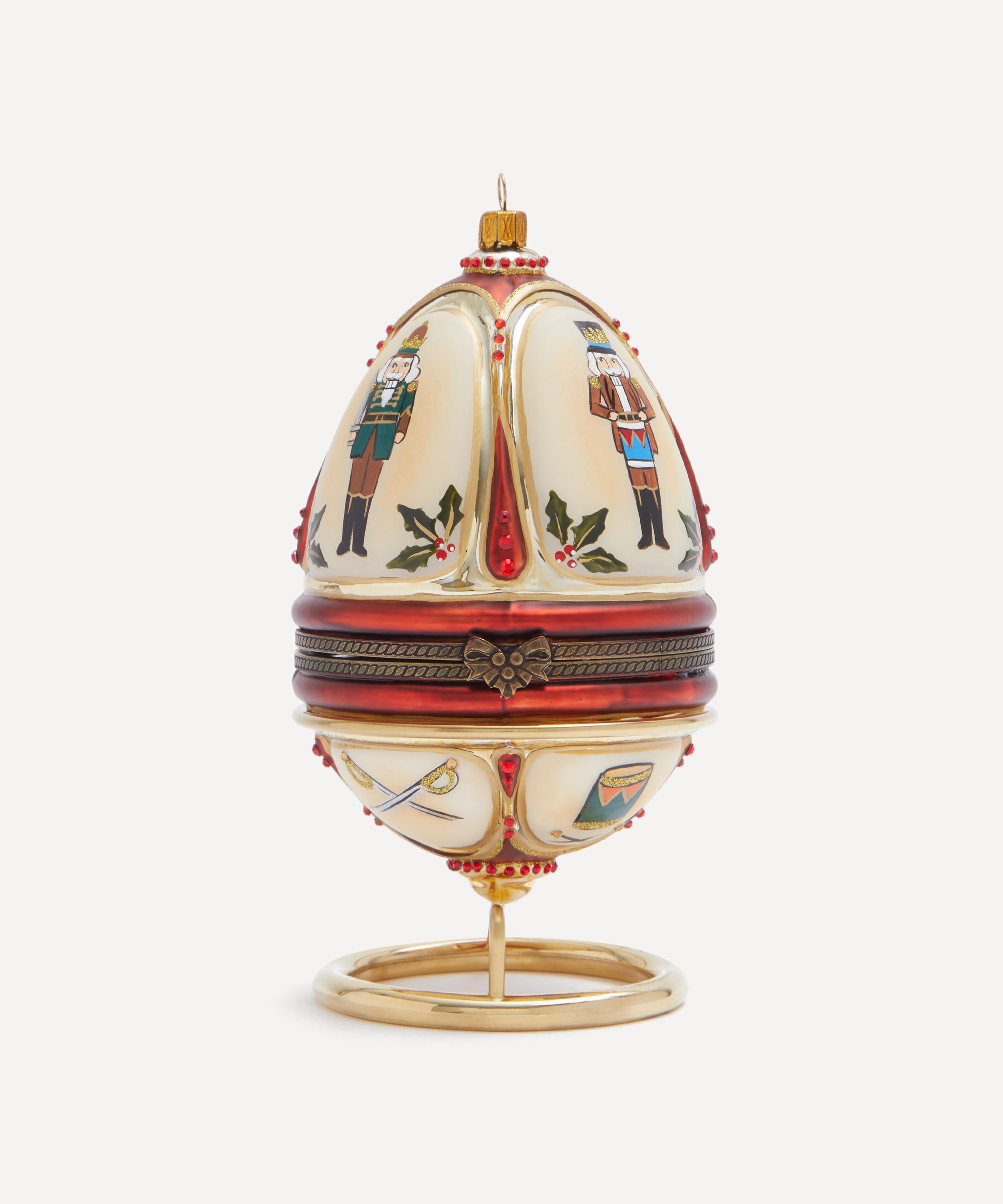Christmas - Nutcracker Hinged Fabergé Egg image number 2