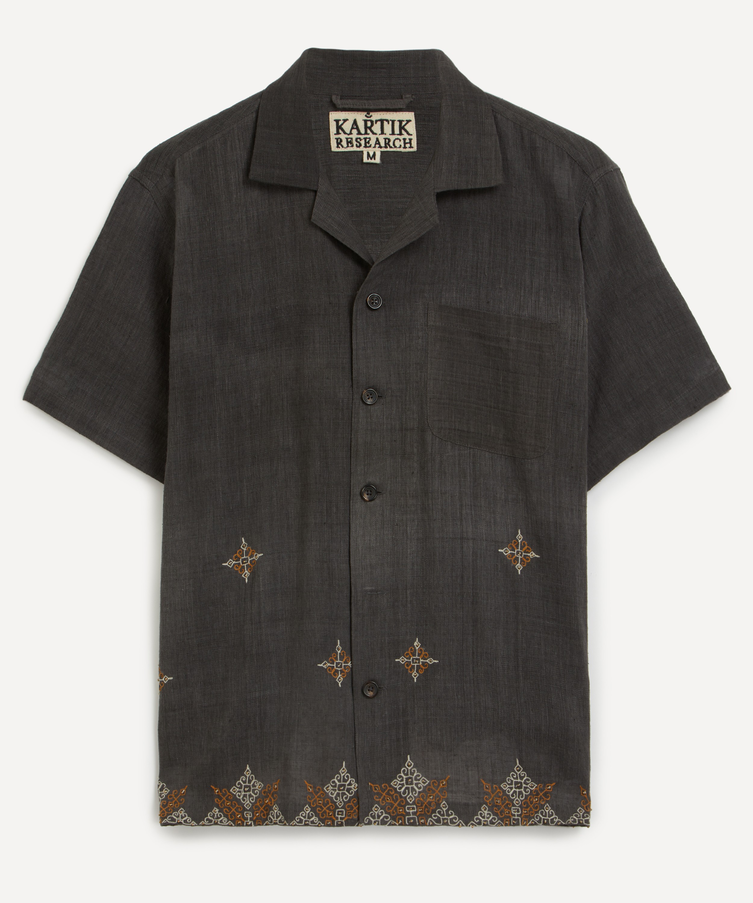 Kartik Research - Kasuti Handwoven Embroidered Cotton Shirt image number 0