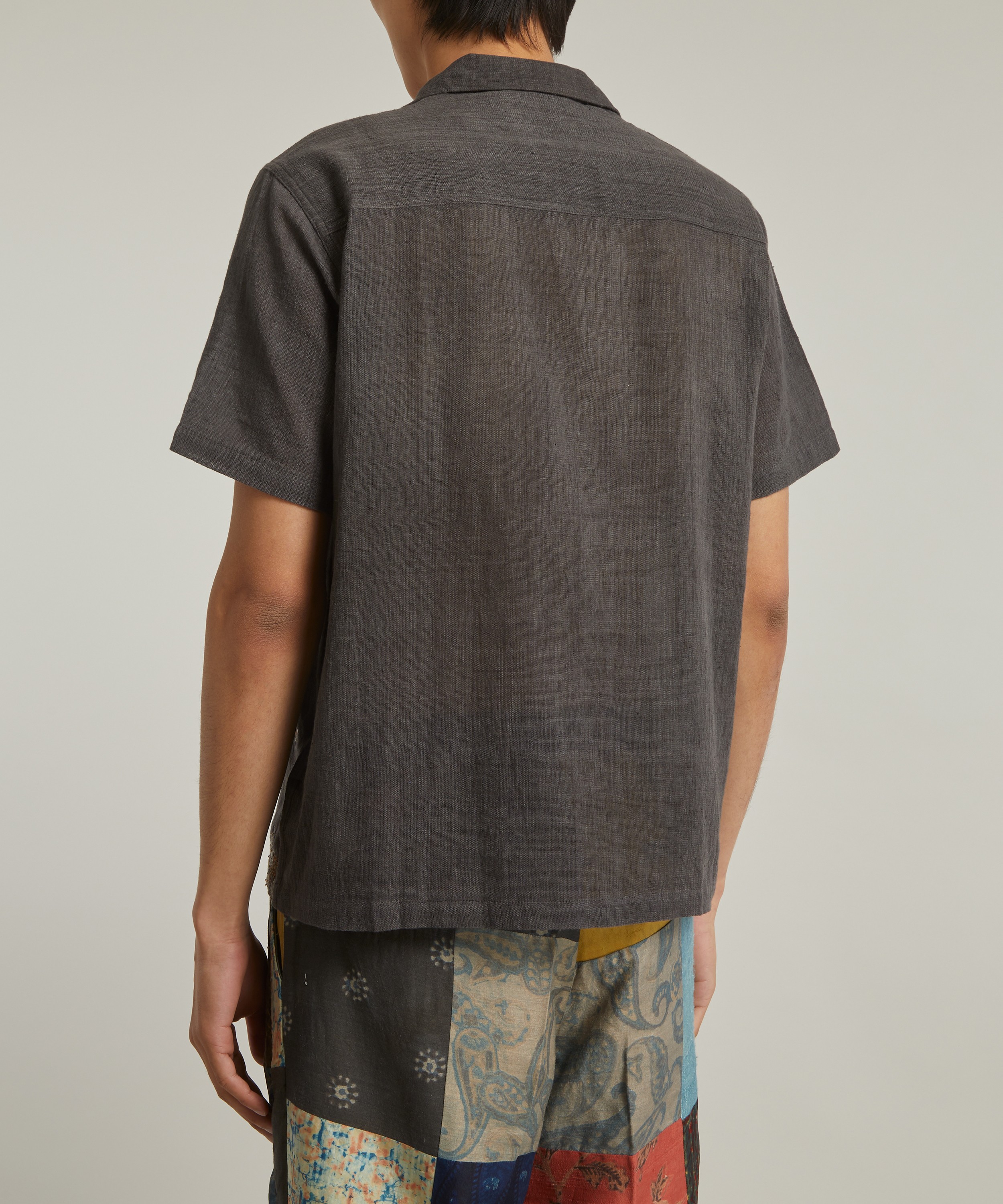 Kartik Research - Kasuti Handwoven Embroidered Cotton Shirt image number 3