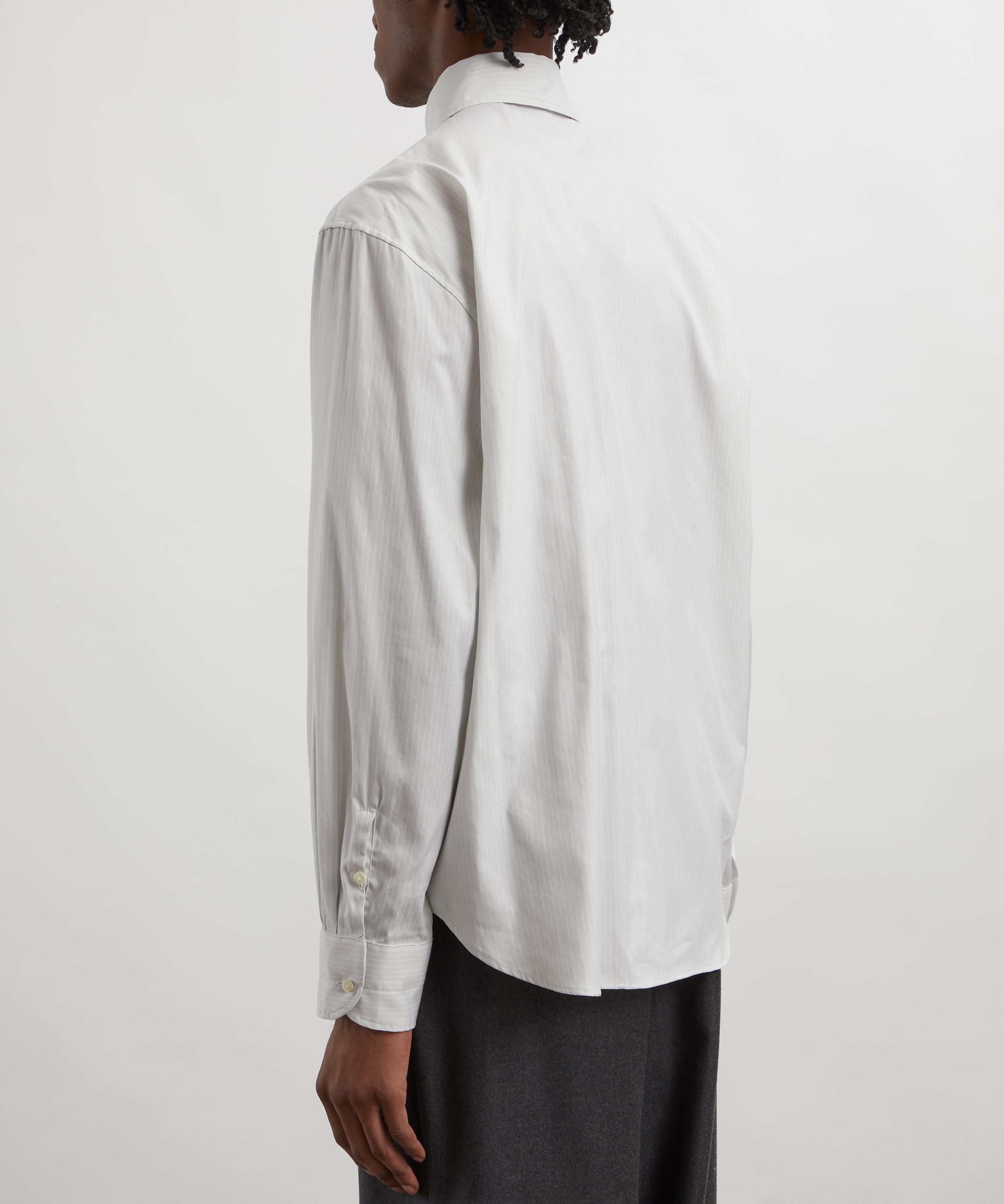 Stoffa - Pearl Stripe Spread Collar Shirt image number 3