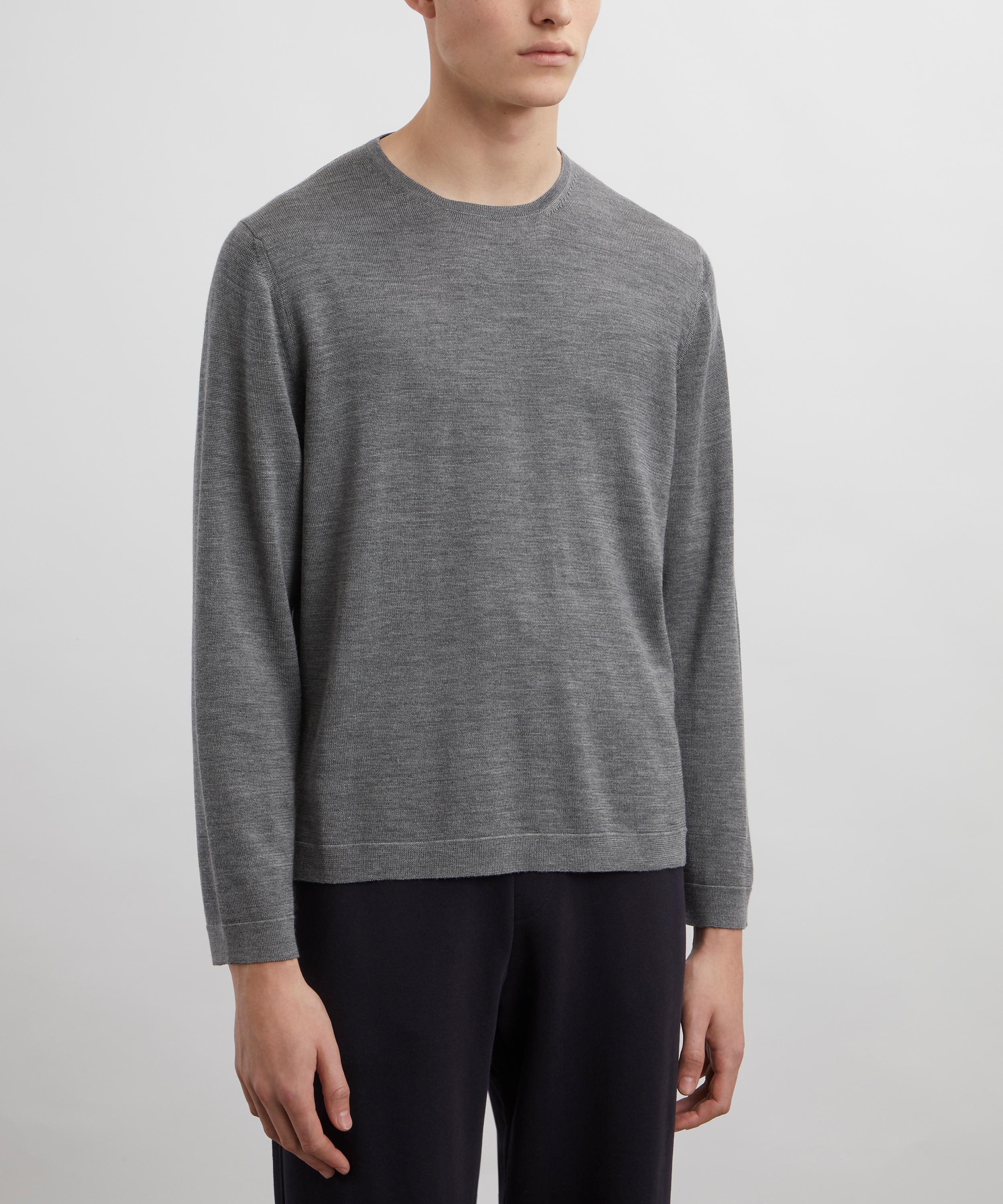 Stoffa - Long Sleeve Taupe Cashmere T-Shirt image number 2