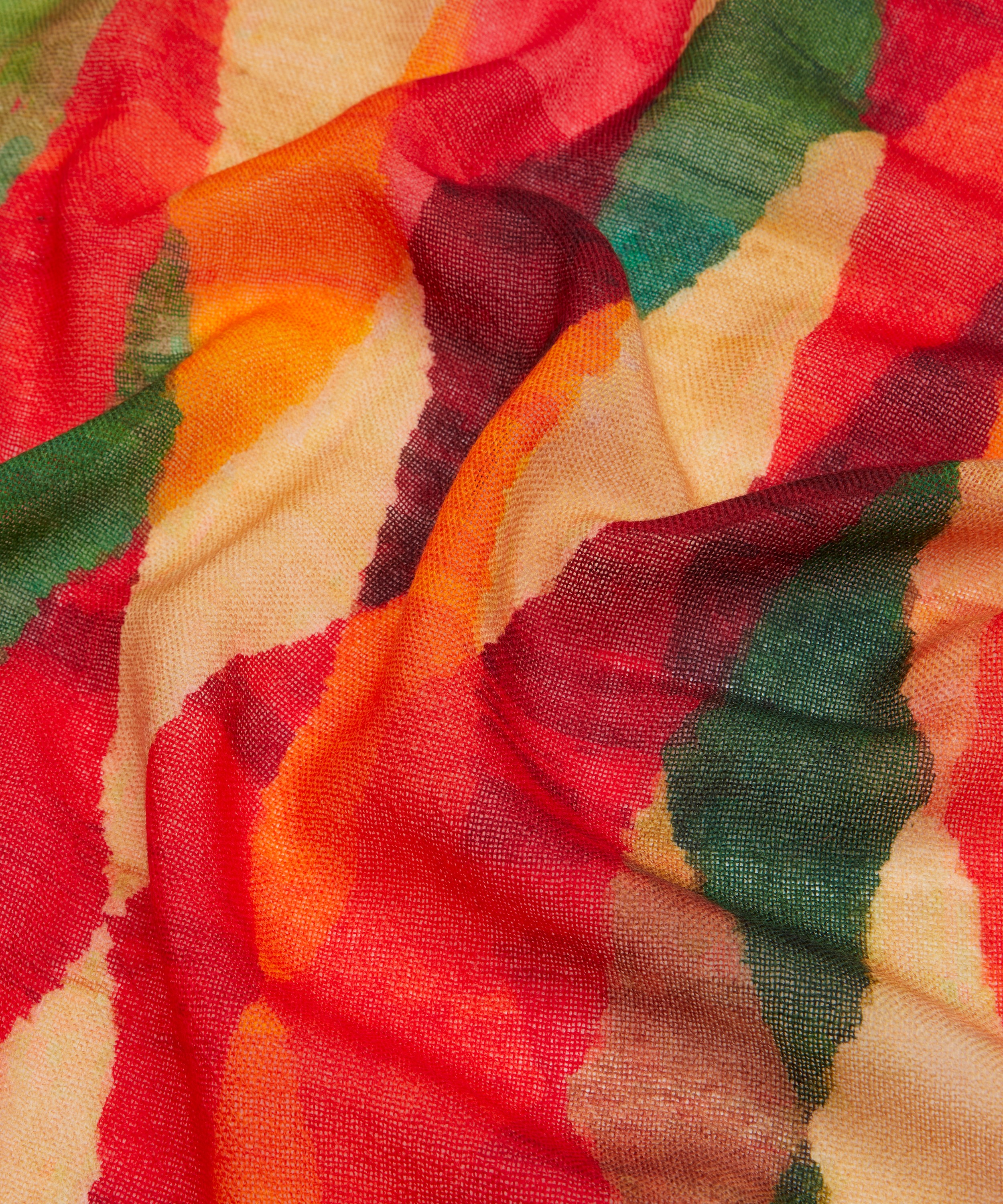 Drakes - Harlequin Wool Scarf image number 3