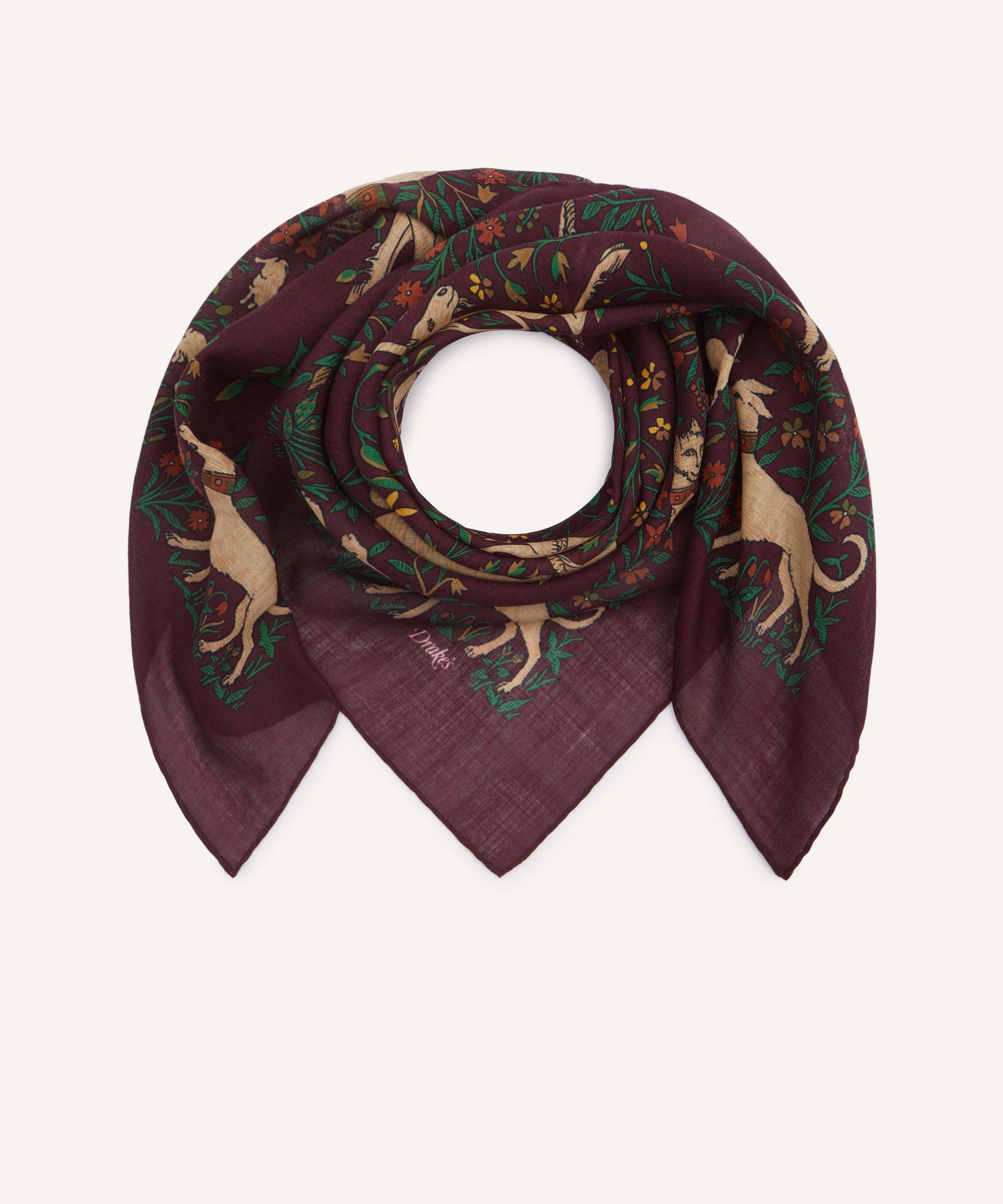 Drakes - Unicorn Wool-Silk Scarf image number 0