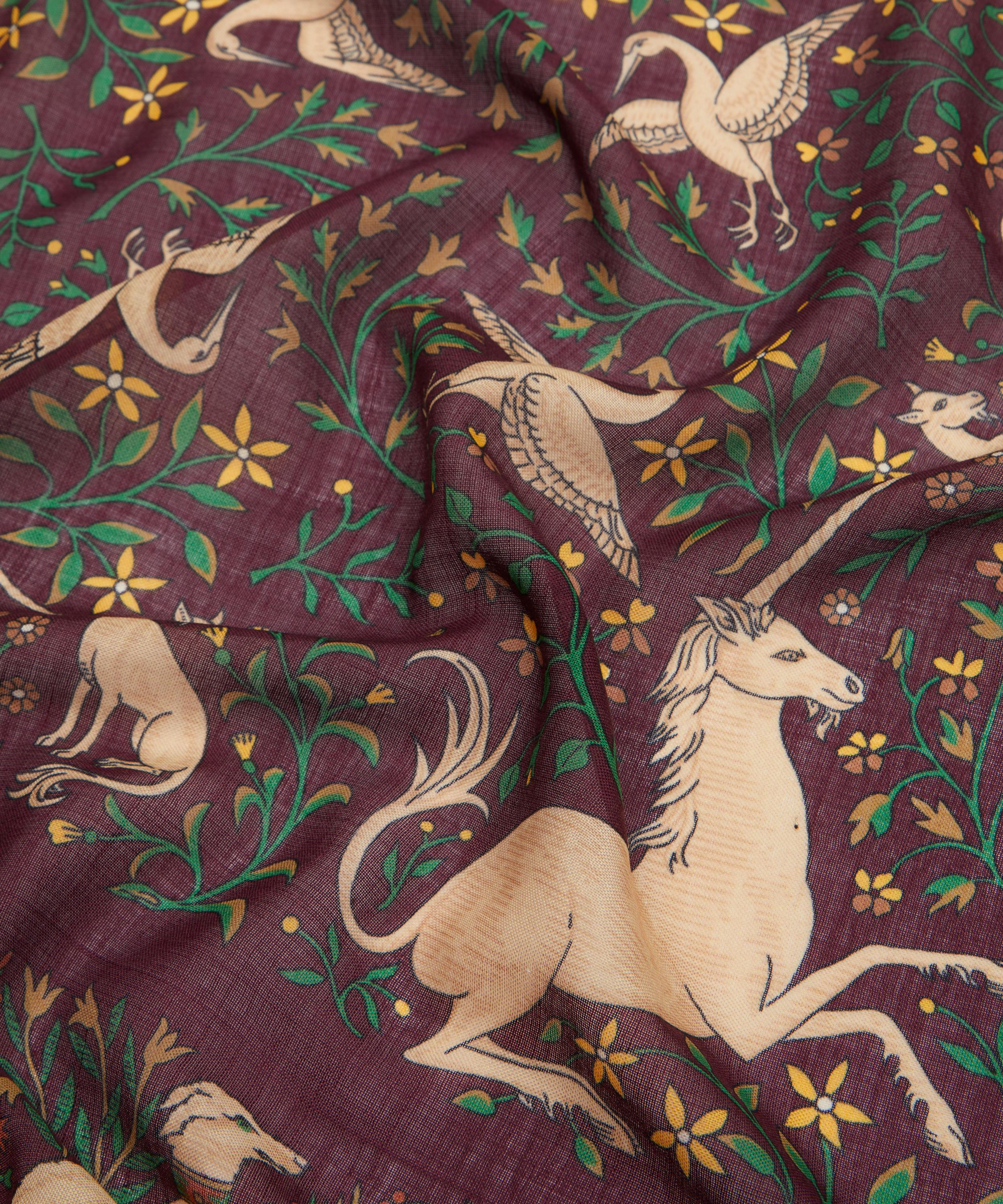 Drakes - Unicorn Wool-Silk Scarf image number 3