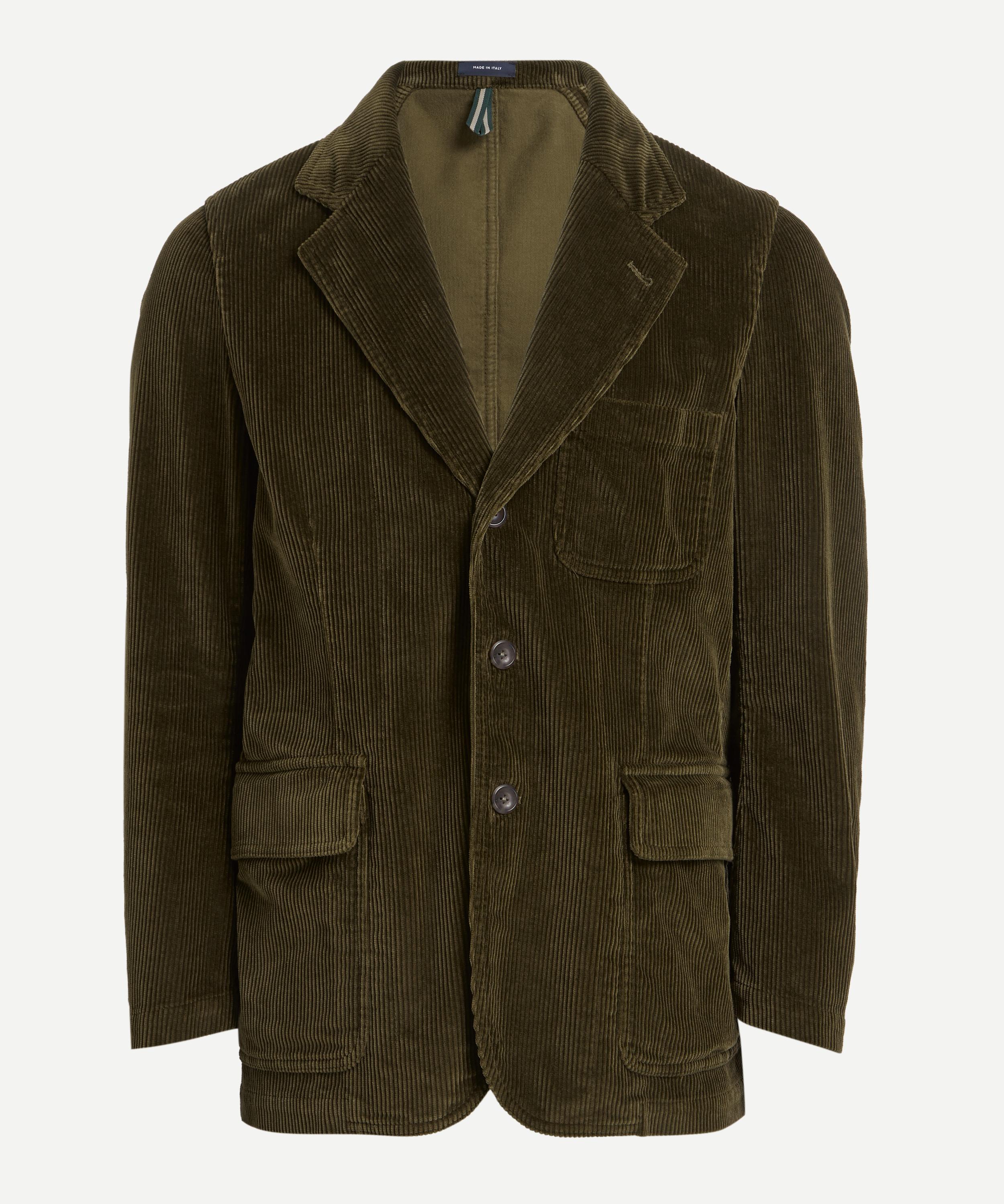 Drakes - Olive Cotton Corduroy Games Blazer Mk. I image number 0