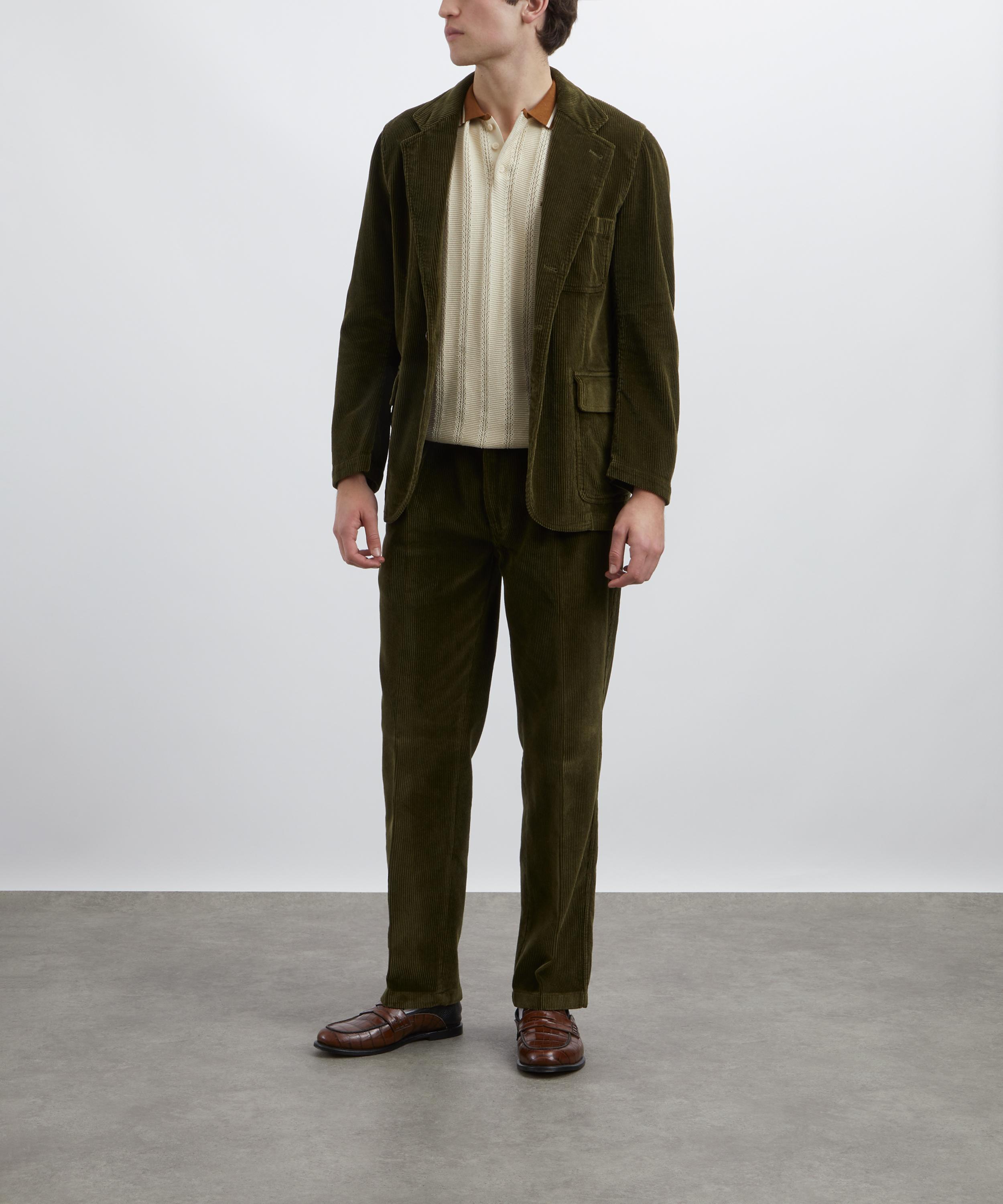 Drakes - Olive Cotton Corduroy Games Blazer Mk. I image number 1