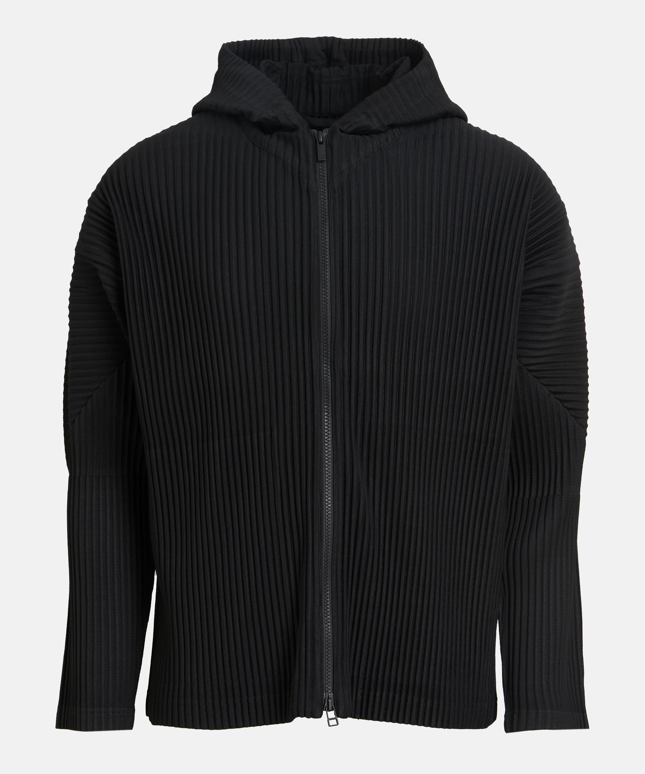 Homme Plisse Issey Miyake - MONTHLY COLOURS APRIL Pleated Zip-Up Hoodie image number 0