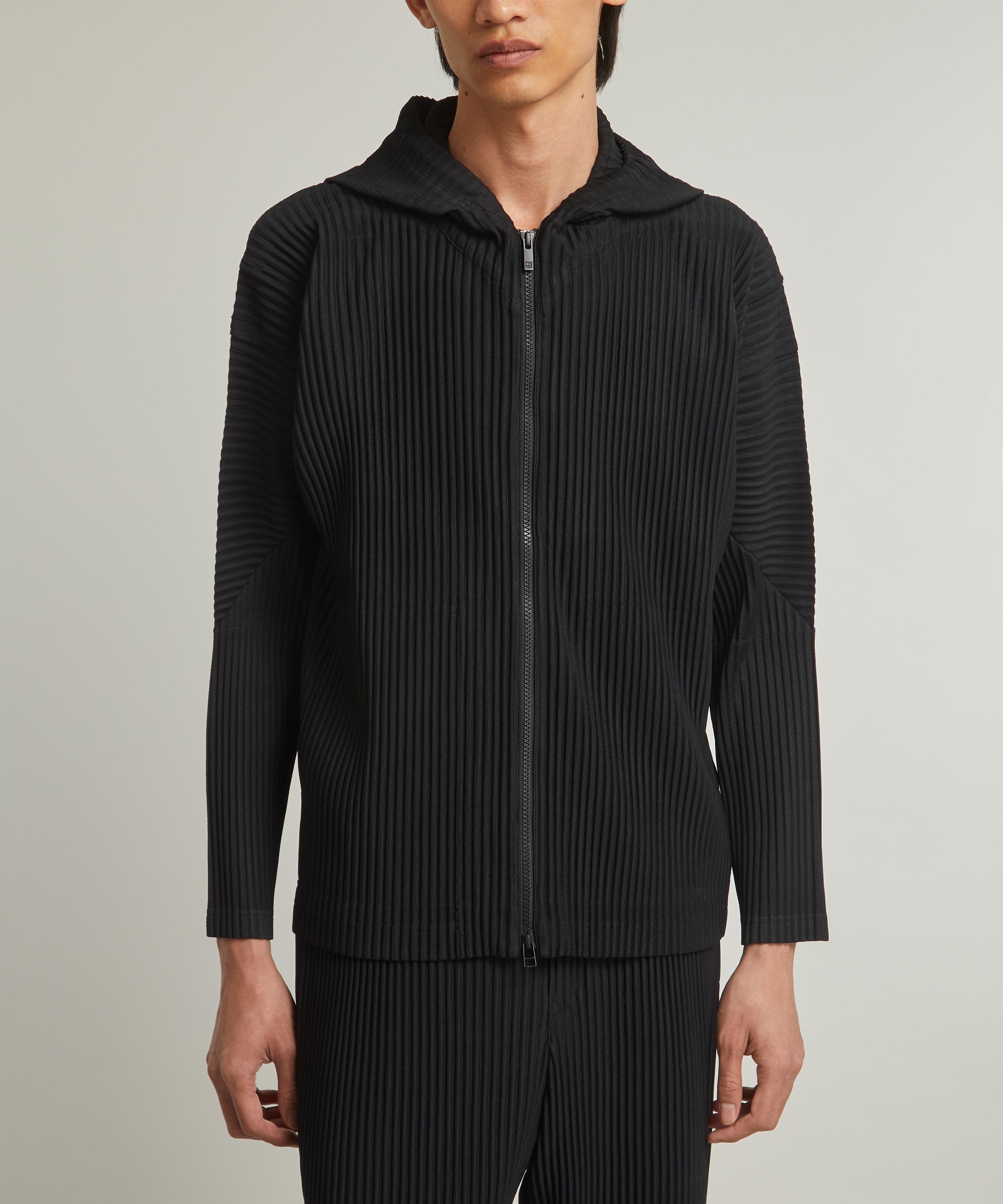 Homme Plisse Issey Miyake - MONTHLY COLOURS APRIL Pleated Zip-Up Hoodie image number 2