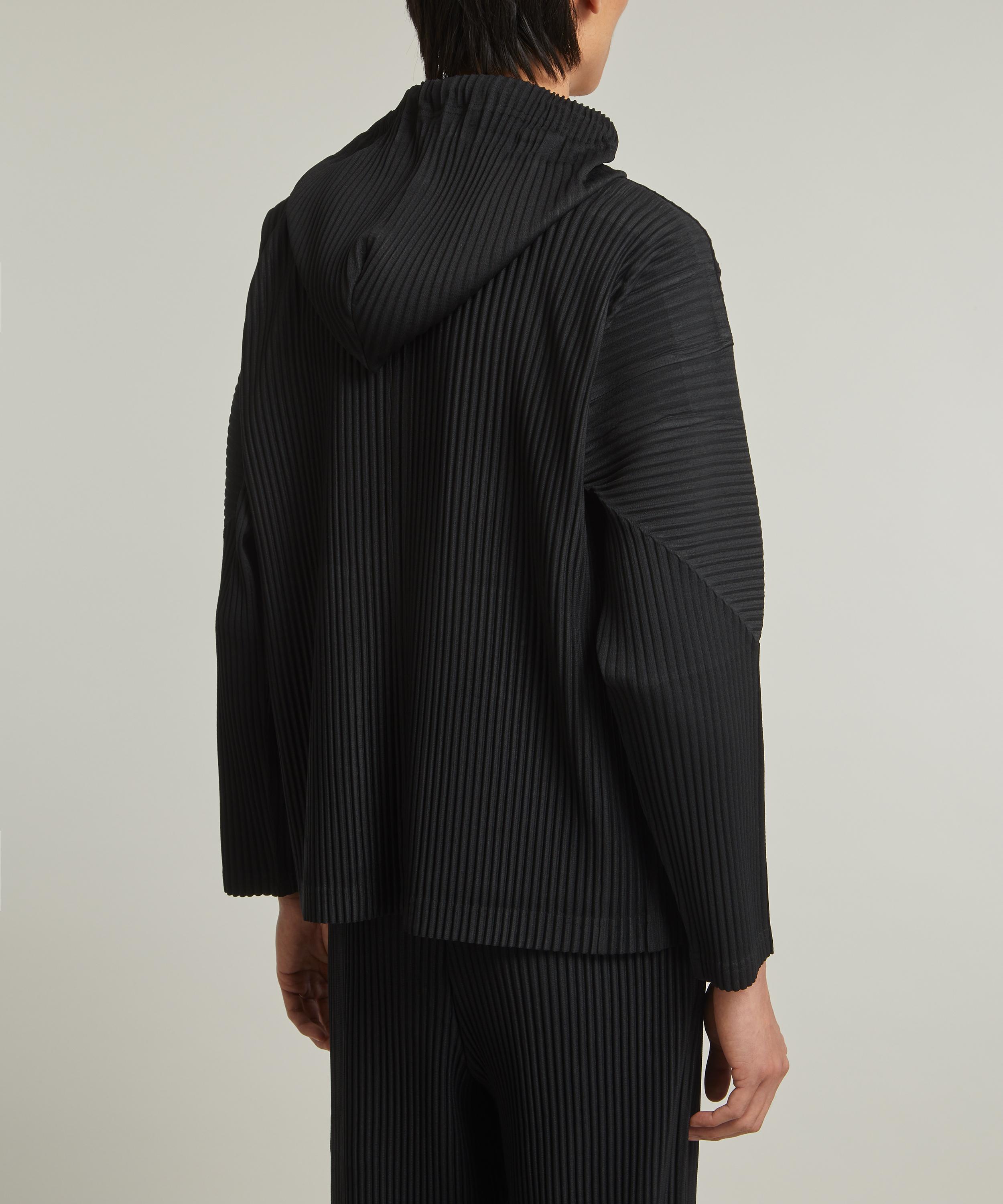 Homme Plisse Issey Miyake - MONTHLY COLOURS APRIL Pleated Zip-Up Hoodie image number 3
