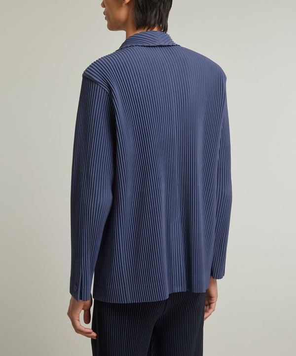 Homme Plisse Issey Miyake Core Pleated Long Blazer | Liberty Homme Plisse Issey Miyake Core Pleated Long Blazer | Liberty