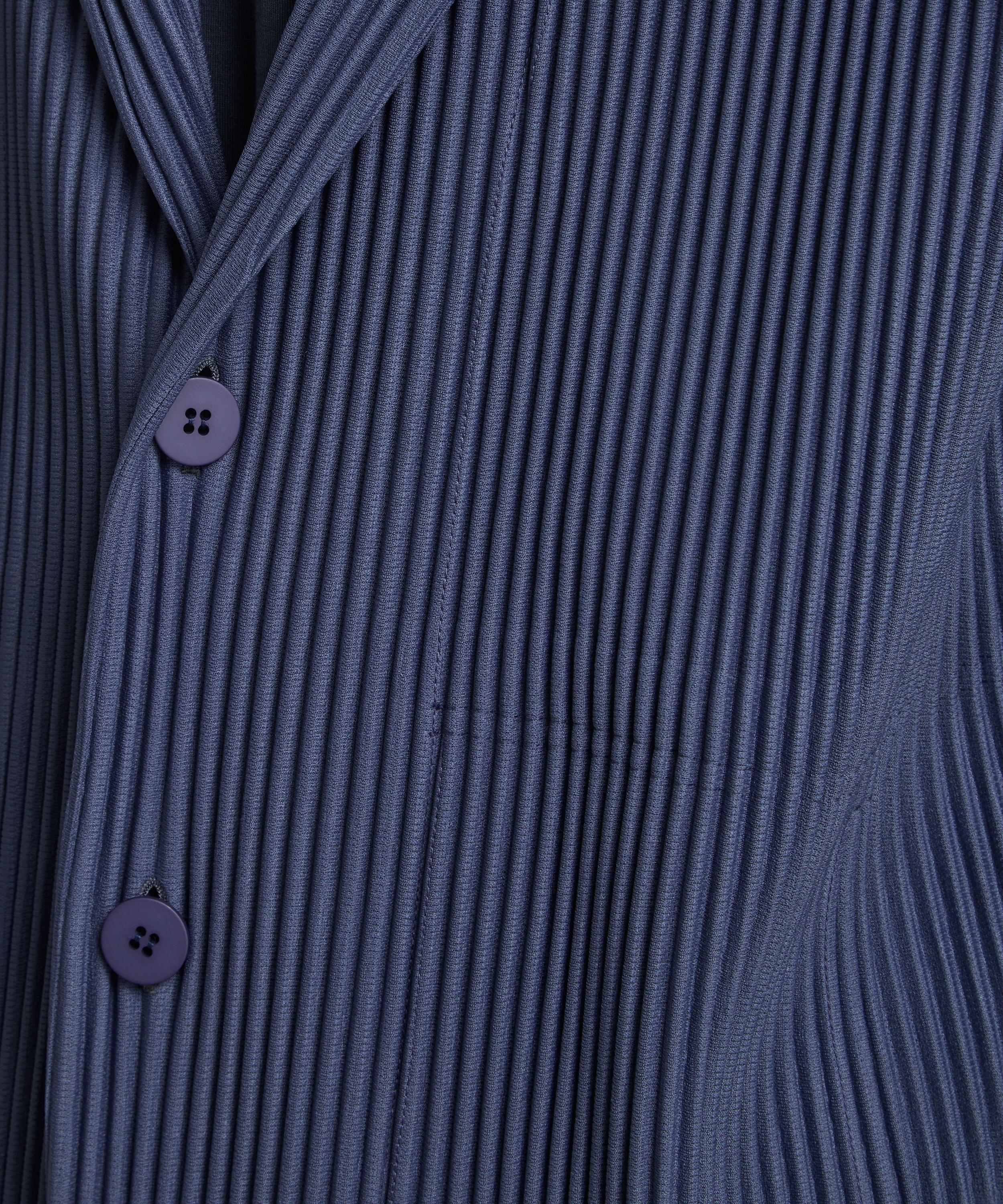 Homme Plisse Issey Miyake - Core Pleated Long Blazer image number 4