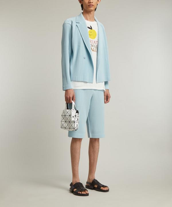 Homme Plisse Issey Miyake Tailored Pleats 2 Cropped Blazer Homme Plisse Issey Miyake Tailored Pleats 2 Cropped Blazer