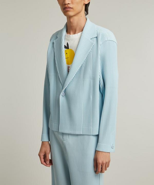 Homme Plisse Issey Miyake Tailored Pleats 2 Cropped Blazer Homme Plisse Issey Miyake Tailored Pleats 2 Cropped Blazer