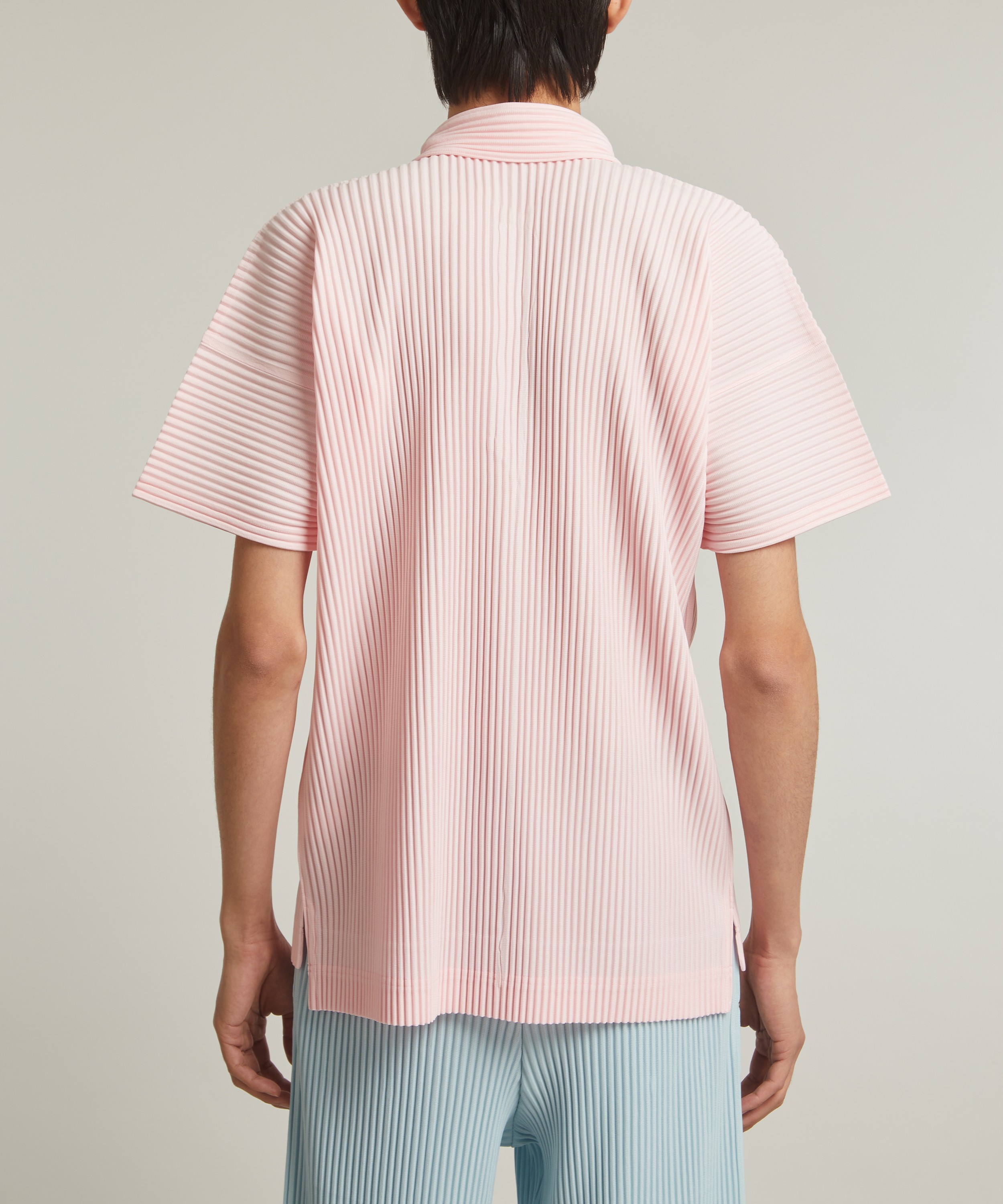 Homme Plisse Issey Miyake - MONTHLY COLOURS MAY Pleated Polo Shirt image number 3