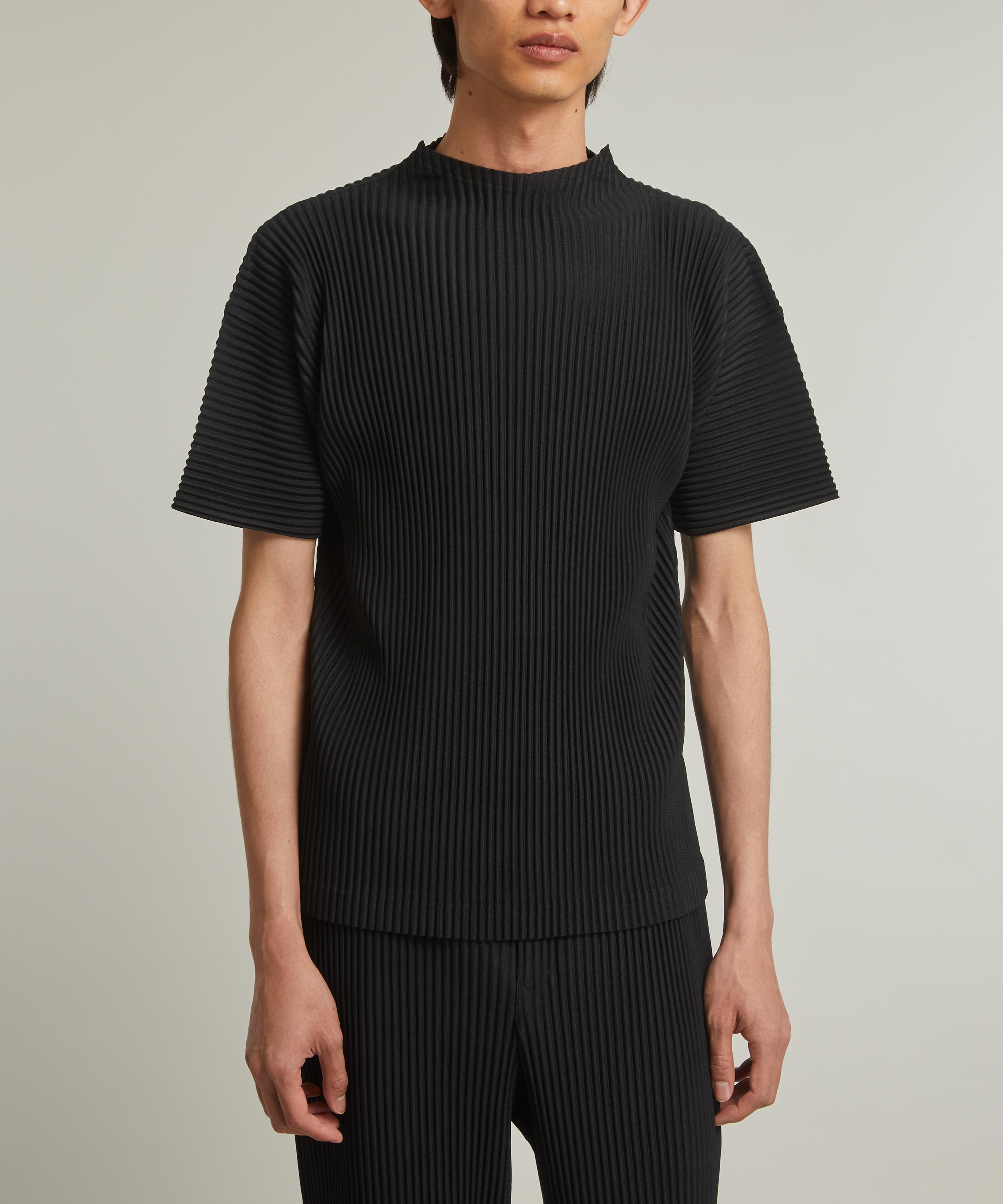 Homme Plisse Issey Miyake - MONTHLY COLOURS MAY Pleated Mock Neck Shirt image number 2