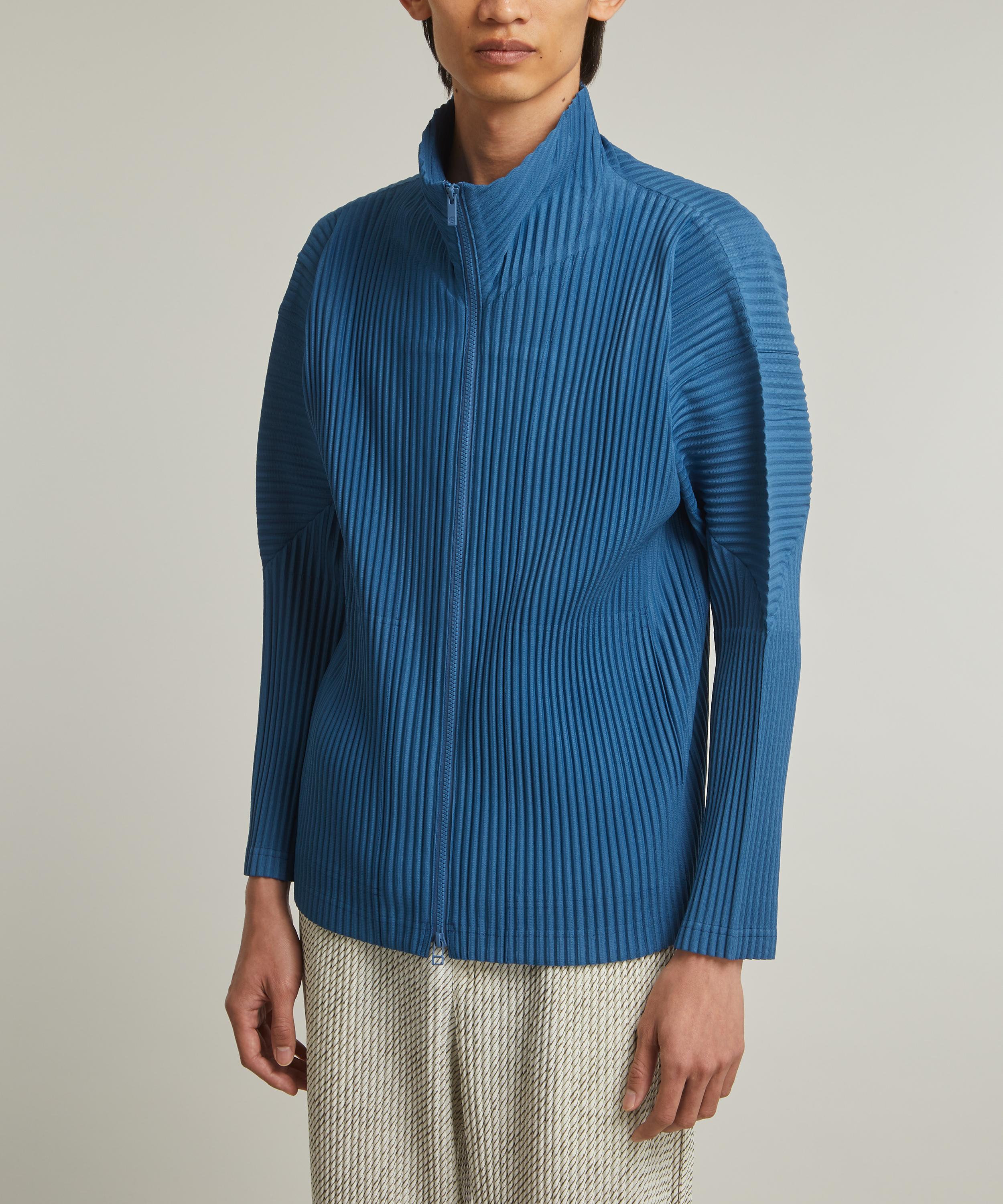 Homme Plisse Issey Miyake - Pleated Mock-Neck Jacket image number 2