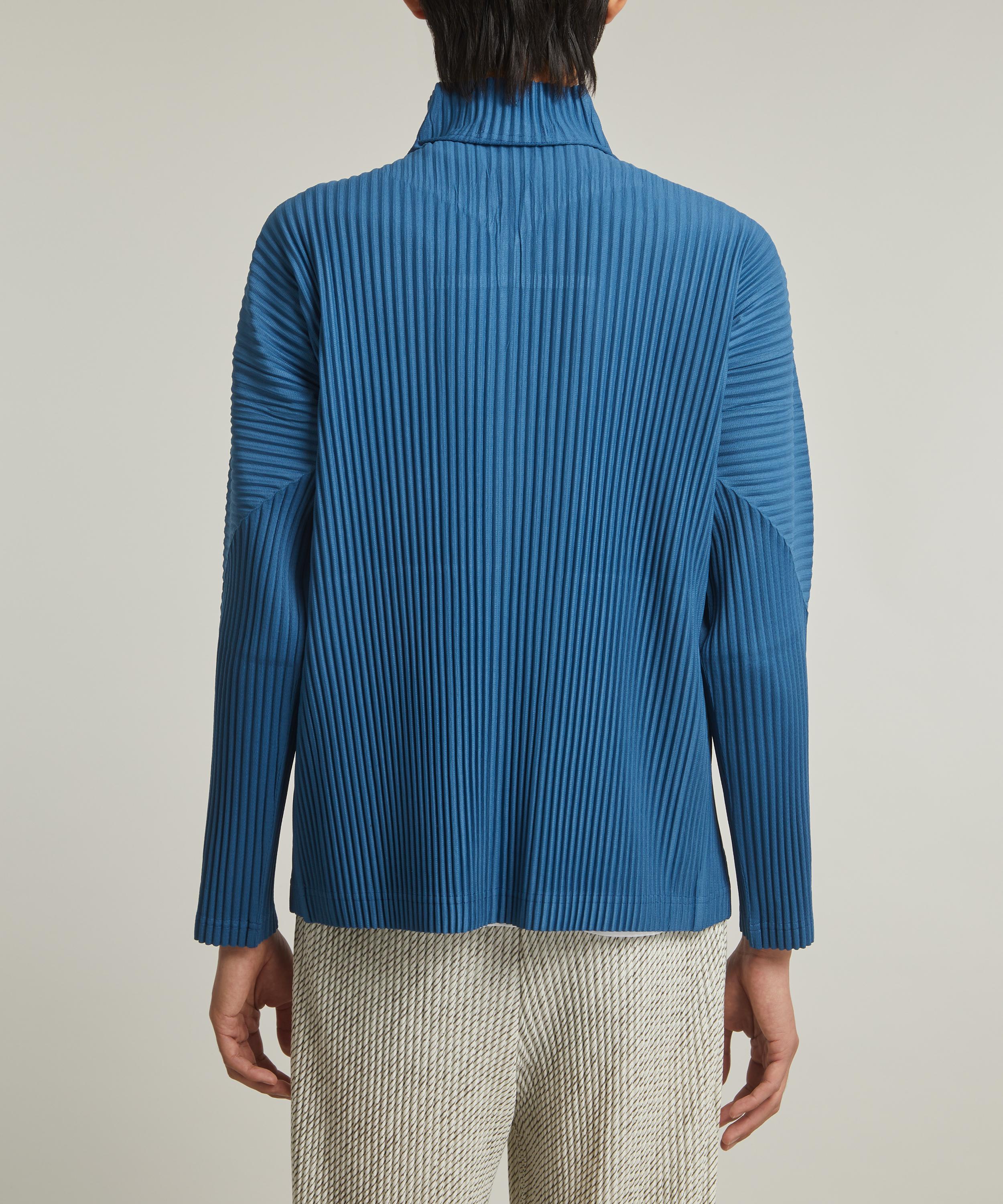 Homme Plisse Issey Miyake - Pleated Mock-Neck Jacket image number 3