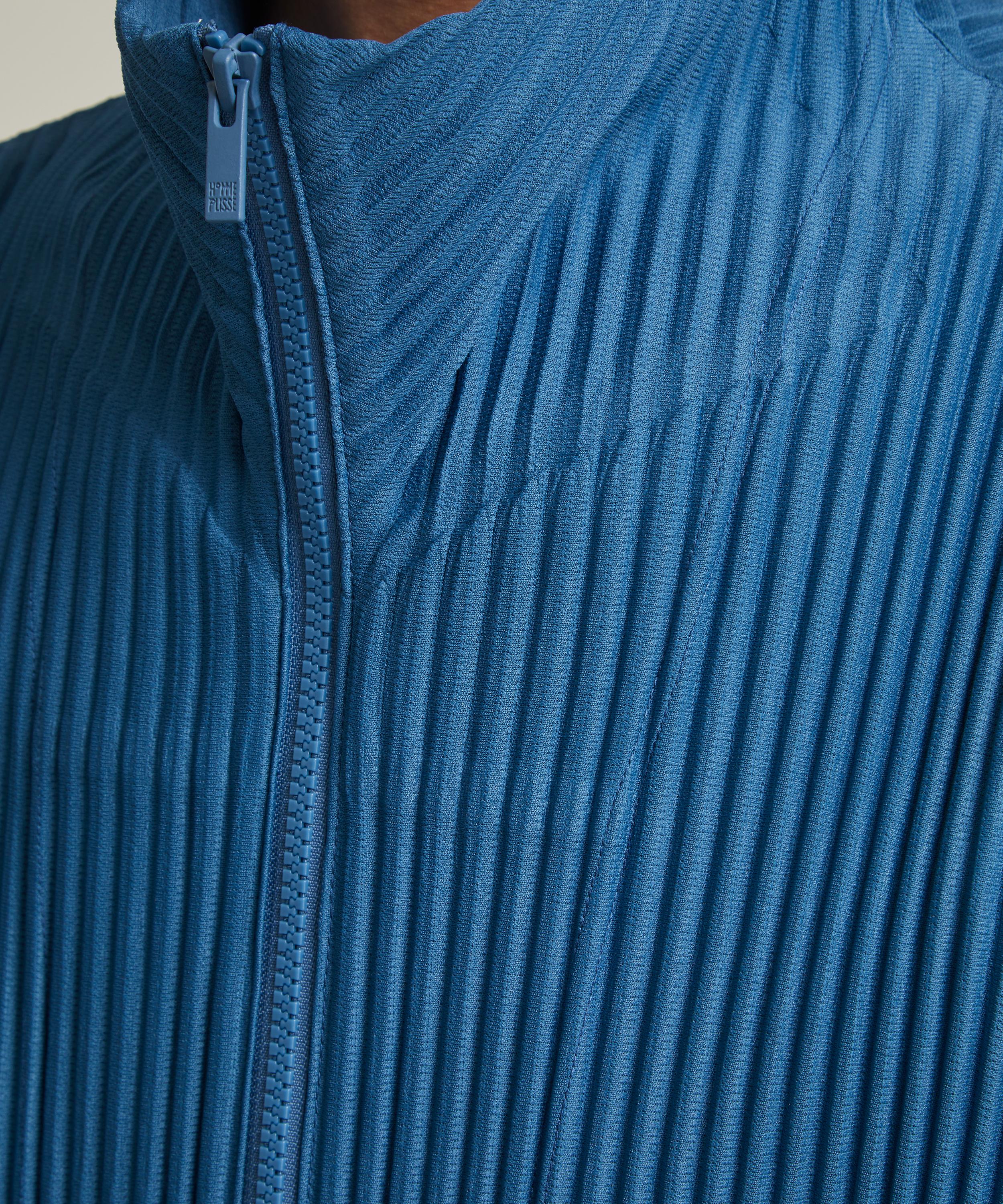 Homme Plisse Issey Miyake - Pleated Mock-Neck Jacket image number 4