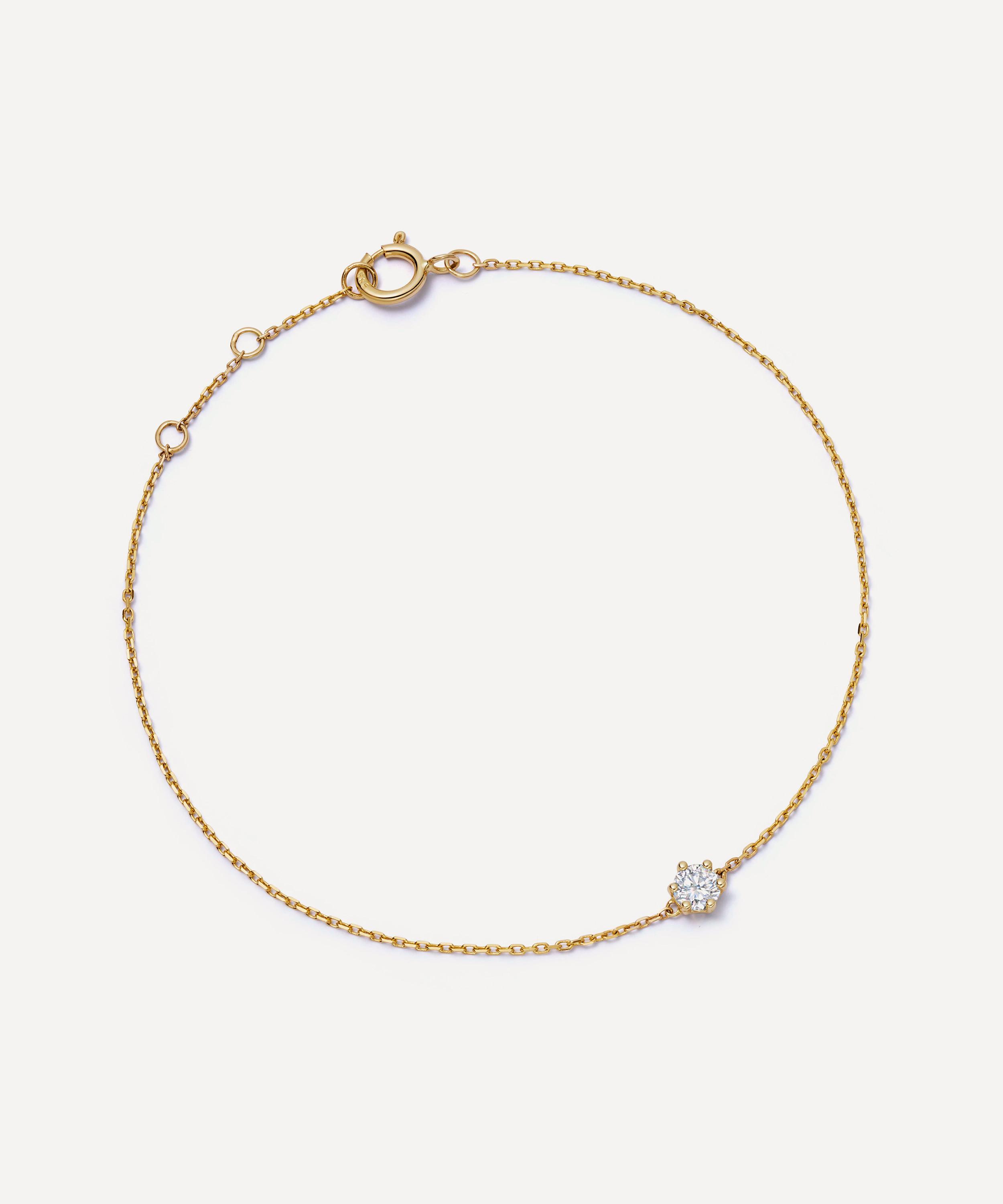 Astley Clarke - 14ct Gold Interstellar Solitaire Bracelet image number 0