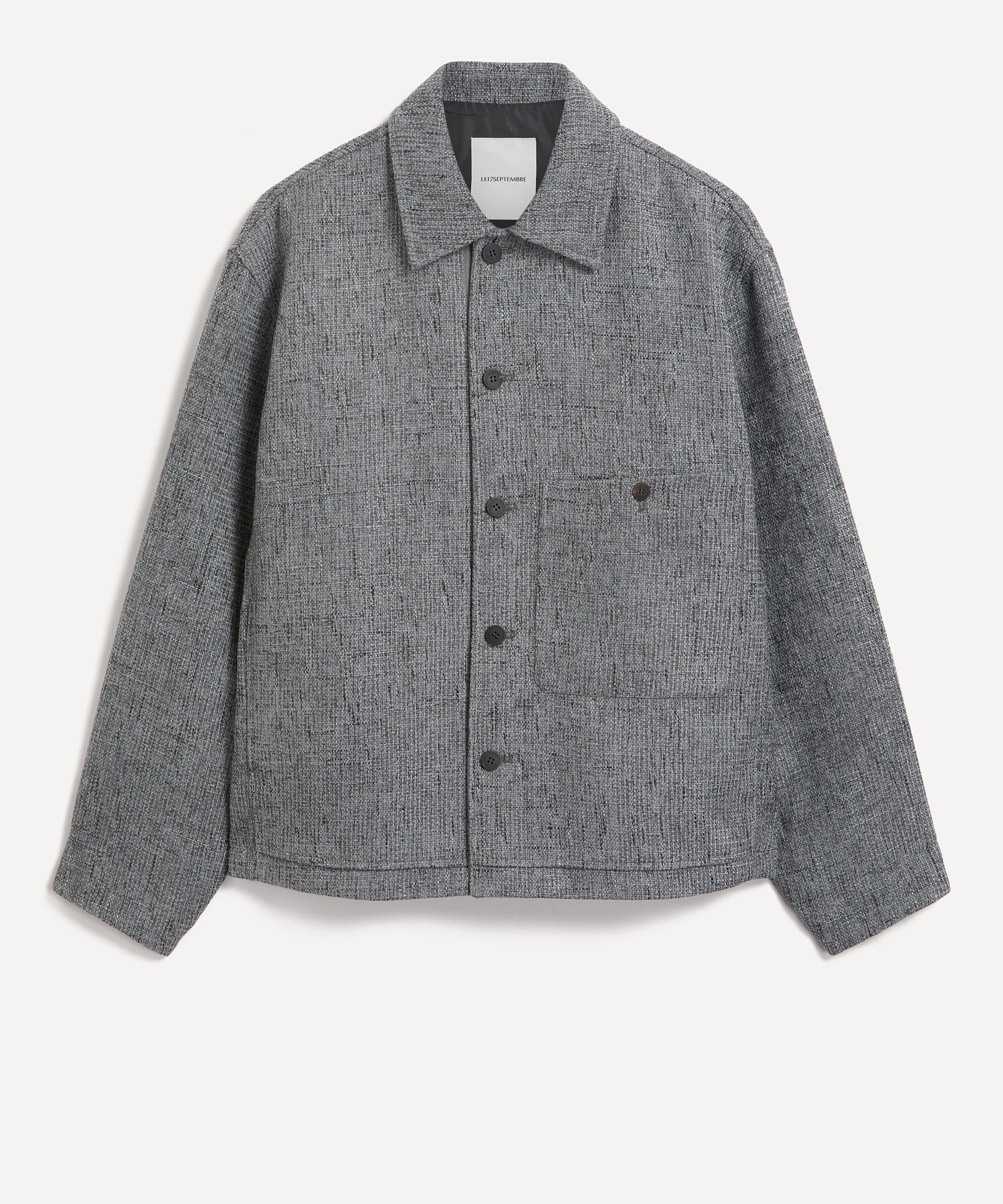 Le17septembre - Tweed Button-Down Overshirt image number 0