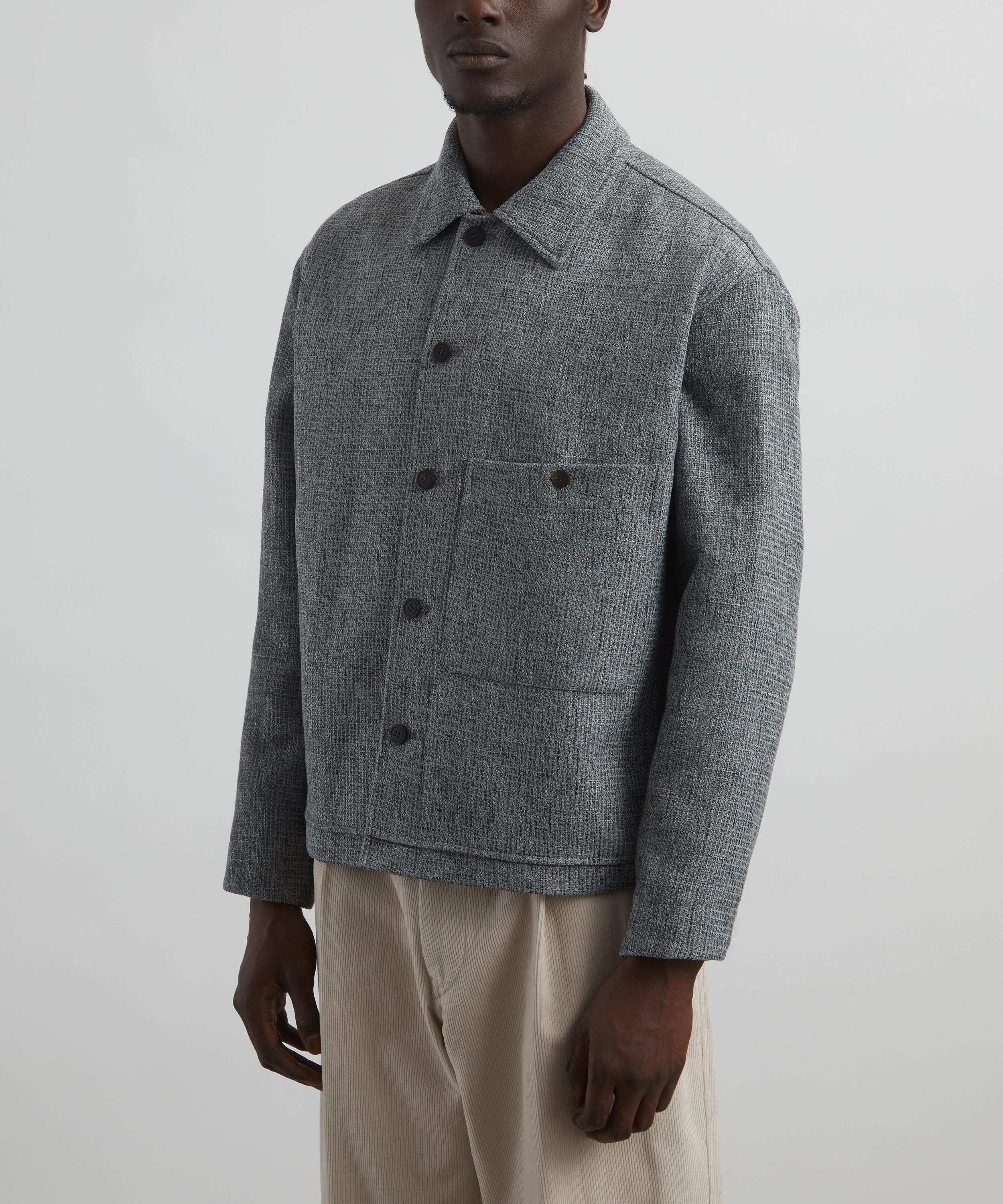 Le17septembre - Tweed Button-Down Overshirt image number 2